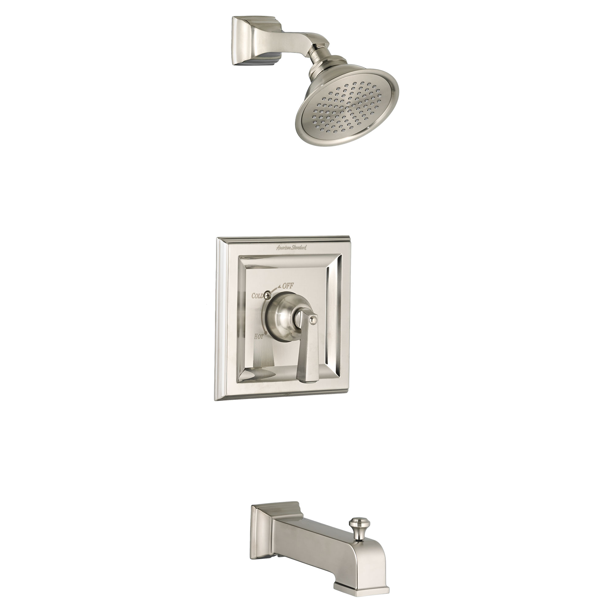 Town Square 2.5 GPM Tub and Shower Trim Kit with Rain Showerhead and Lever Handle