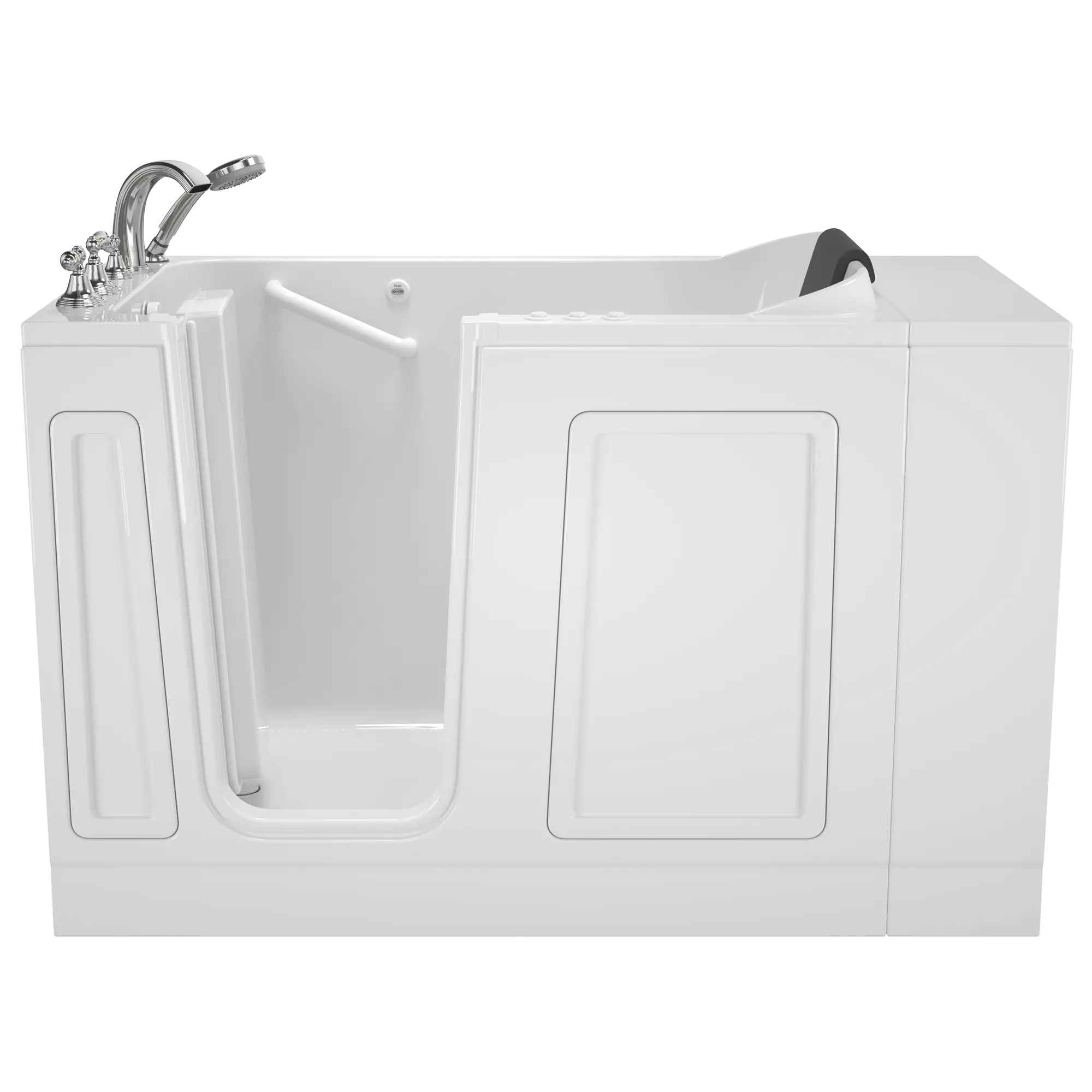 Acrylic Luxury 51 in. Walk-In Air Bath Bathtub in White