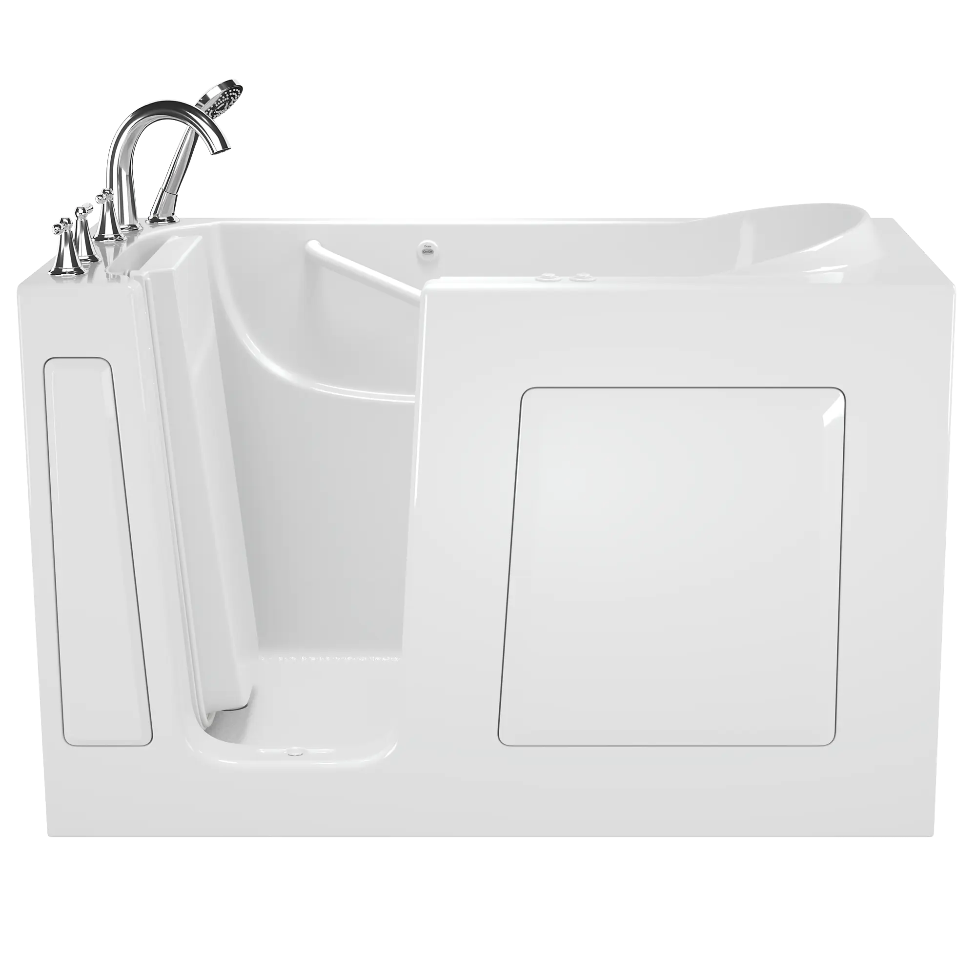 Value Series 60 in. Left Hand Walk-In Whirlpool Bathtub in White Value Series 60 in. Left Hand Walk-In Whirlpool Bathtub in White