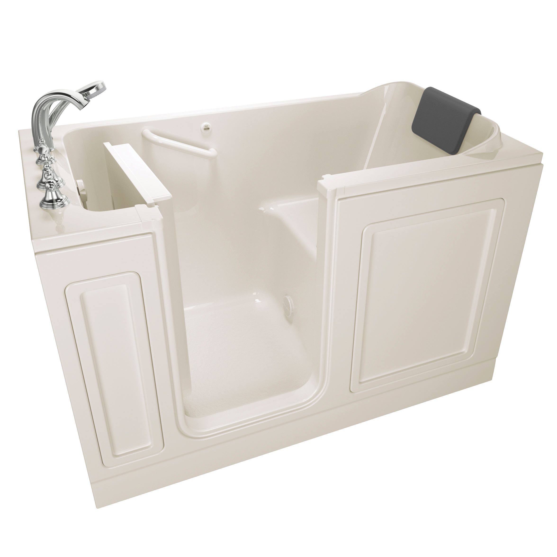 Acrylic Luxury Series 32 x 60 -Inch Walk-in Tub With Soaker System - Left-Hand Drain With Faucet