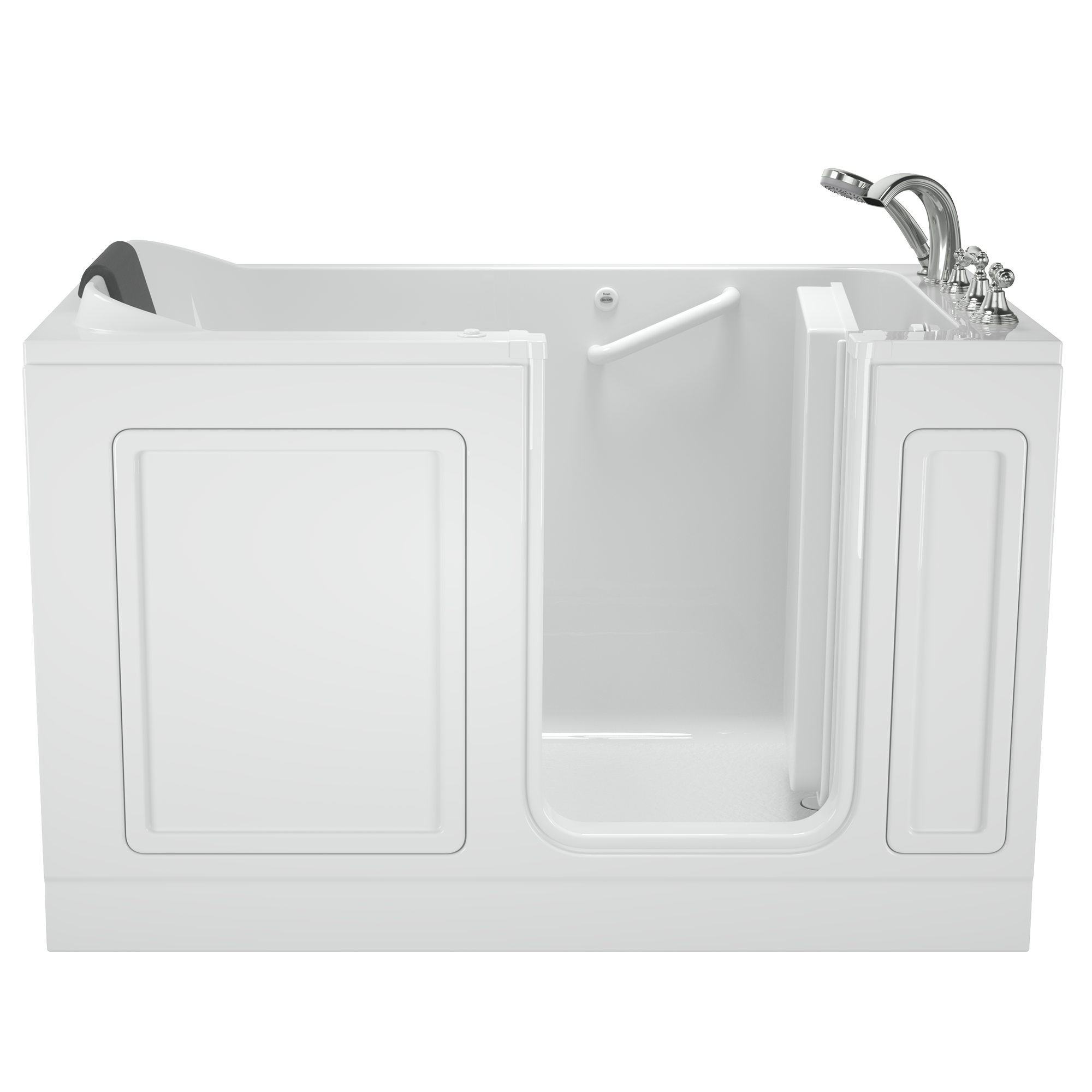 Acrylic Luxury Series 32 x 60 -Inch Walk-in Tub With Air Spa System - Right-Hand Drain With Faucet