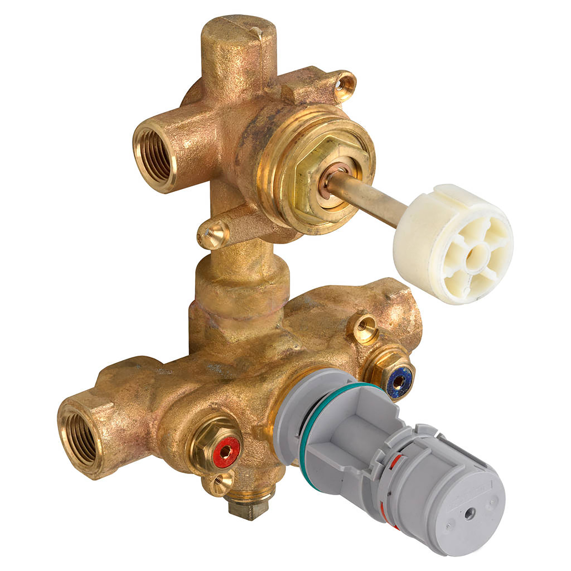 2-Hdl Thermo Rgh Valve W/2Way Div-Shared