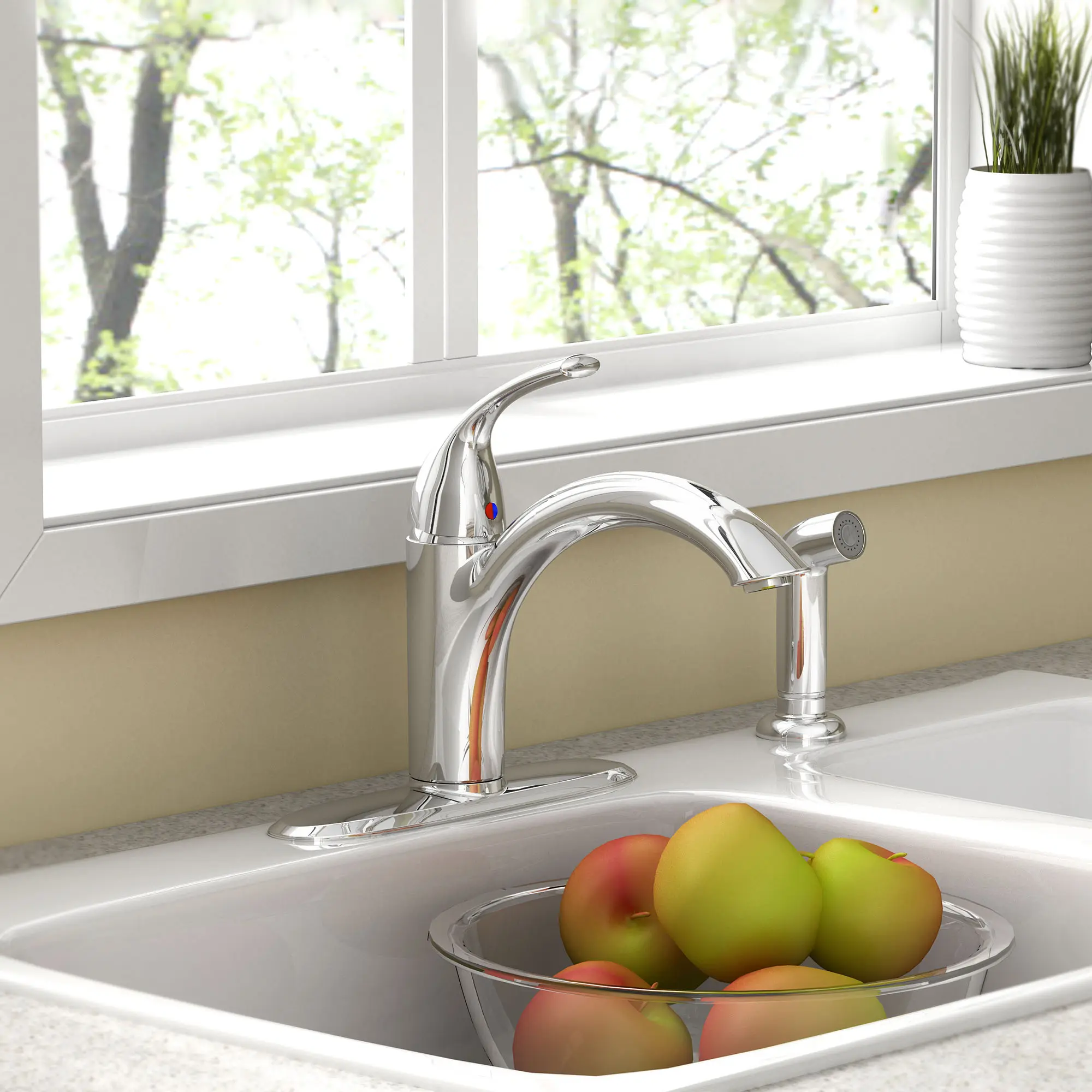 Quince® Single-Handle Kitchen Faucet 2.2 gpm/8.3 L/min With Side Spray