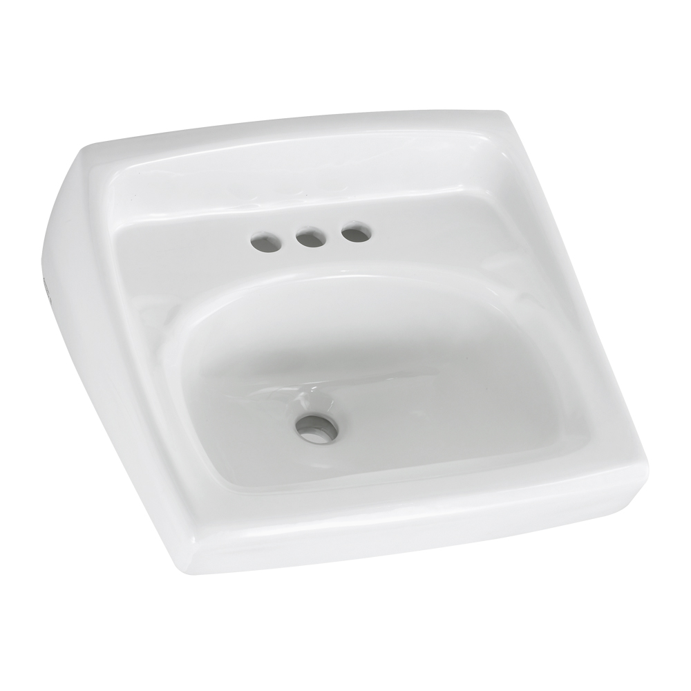 Lucerne™ Wall-Hung Sink Less Overflow With 4-Inch Centerset