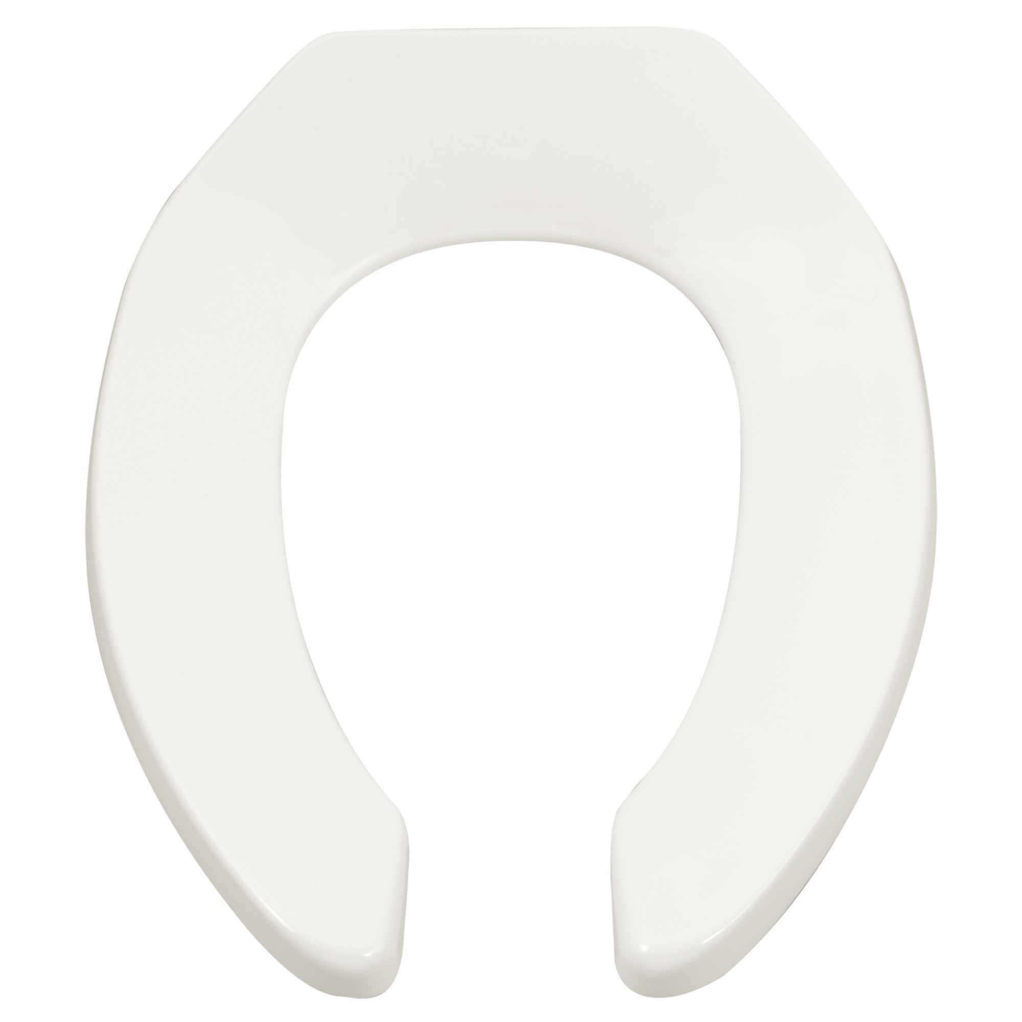 Commercial Heavy Duty Open Front Elongated Toilet Seat with EverClean™ Surface