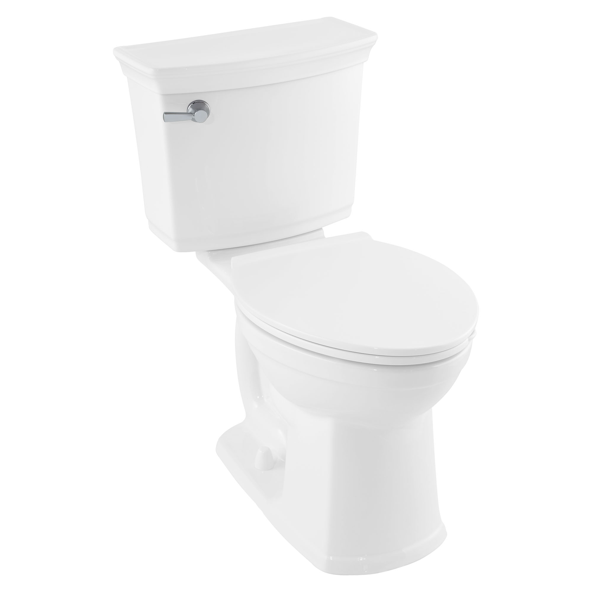 Siège pour toilette allongée VorMax MC avec rebord CleanCurve MC, style contemporain, à fermeture lente et détachement facile
