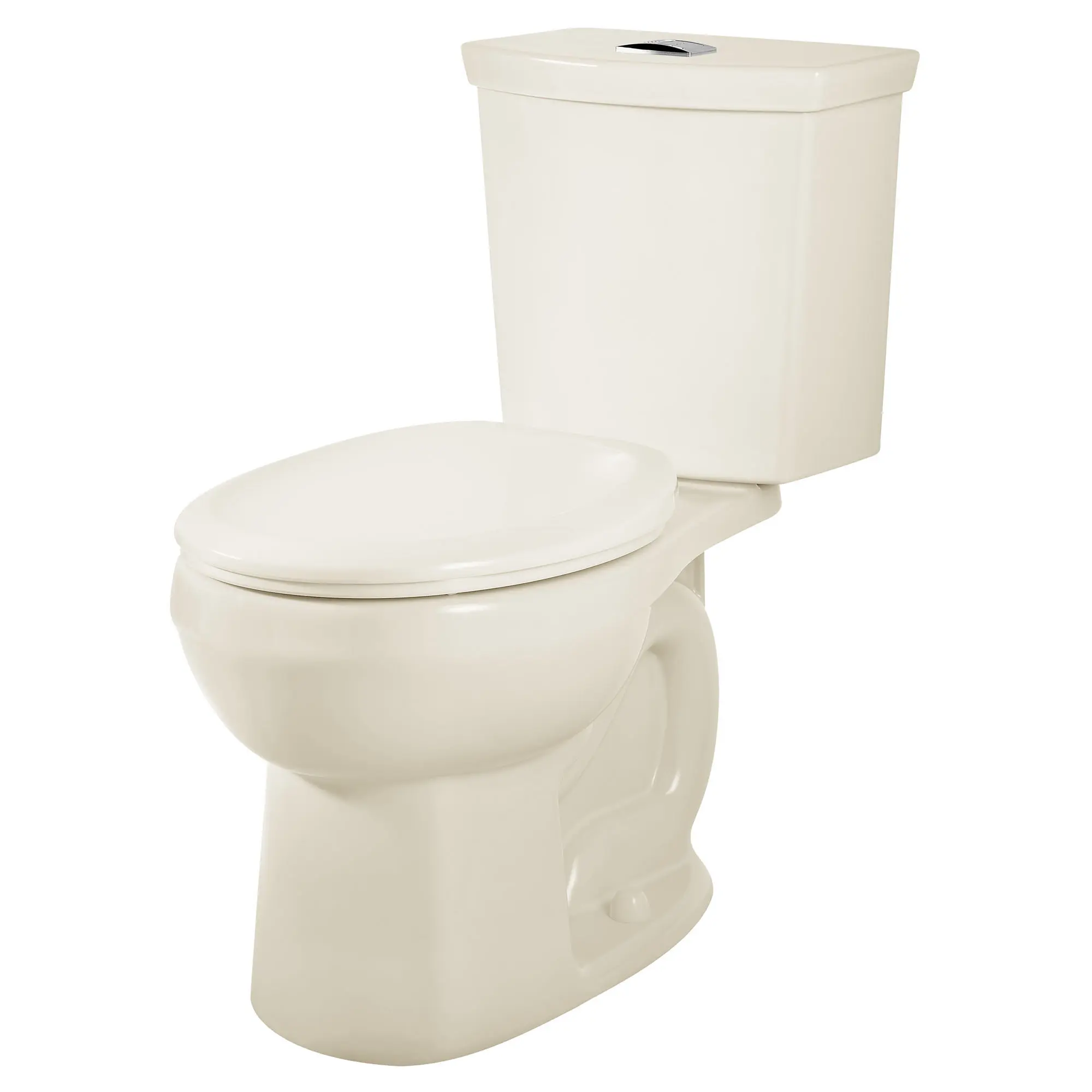 Toilette H2Option®, 2 pièces, chasse double 1,28 gpc/4,8 lpc et 0,92 gpc/3,5 lpc, à cuvette au devant rond à hauteur régulière, sans siège