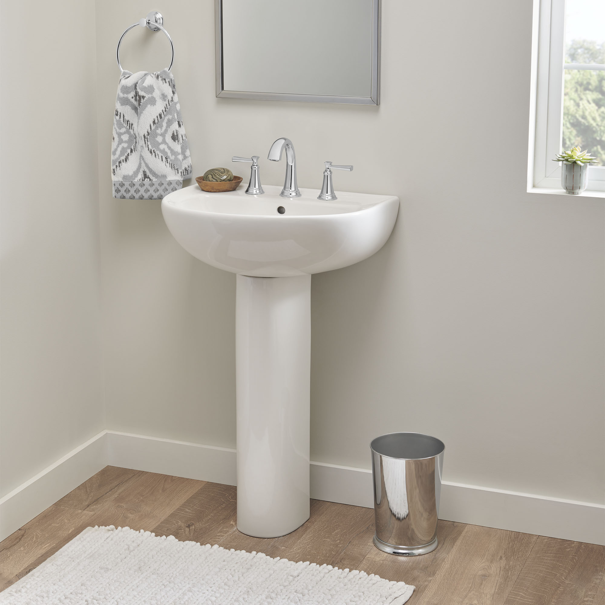 22-Inch Evolution™ 8-Inch Widespread Pedestal Sink Top and Leg Combination