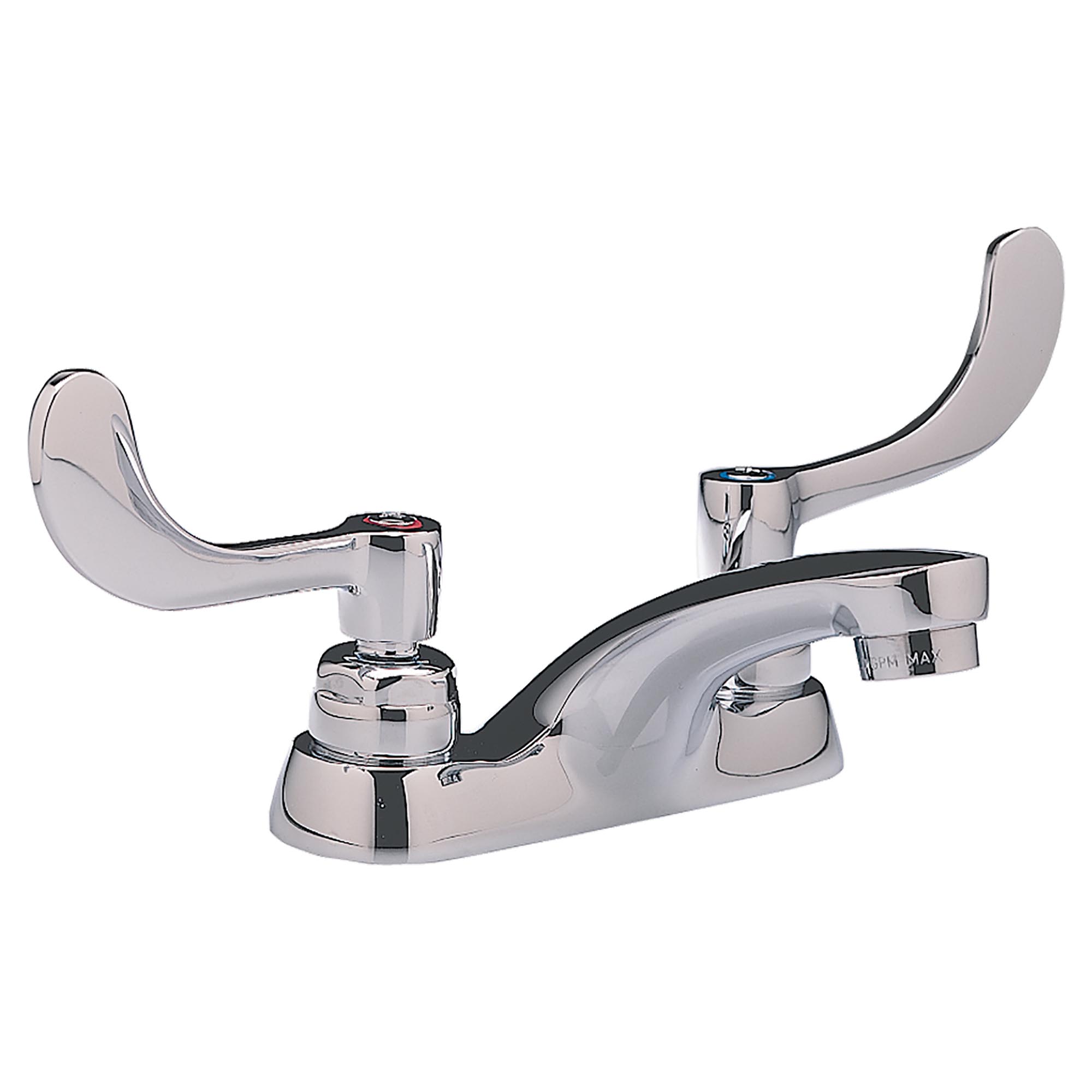 Monterrey™ 4-Inch Centerset Cast Faucet With Wrist Blade Handles 0.5 gpm/1.9 Lpm With Grid Drain
