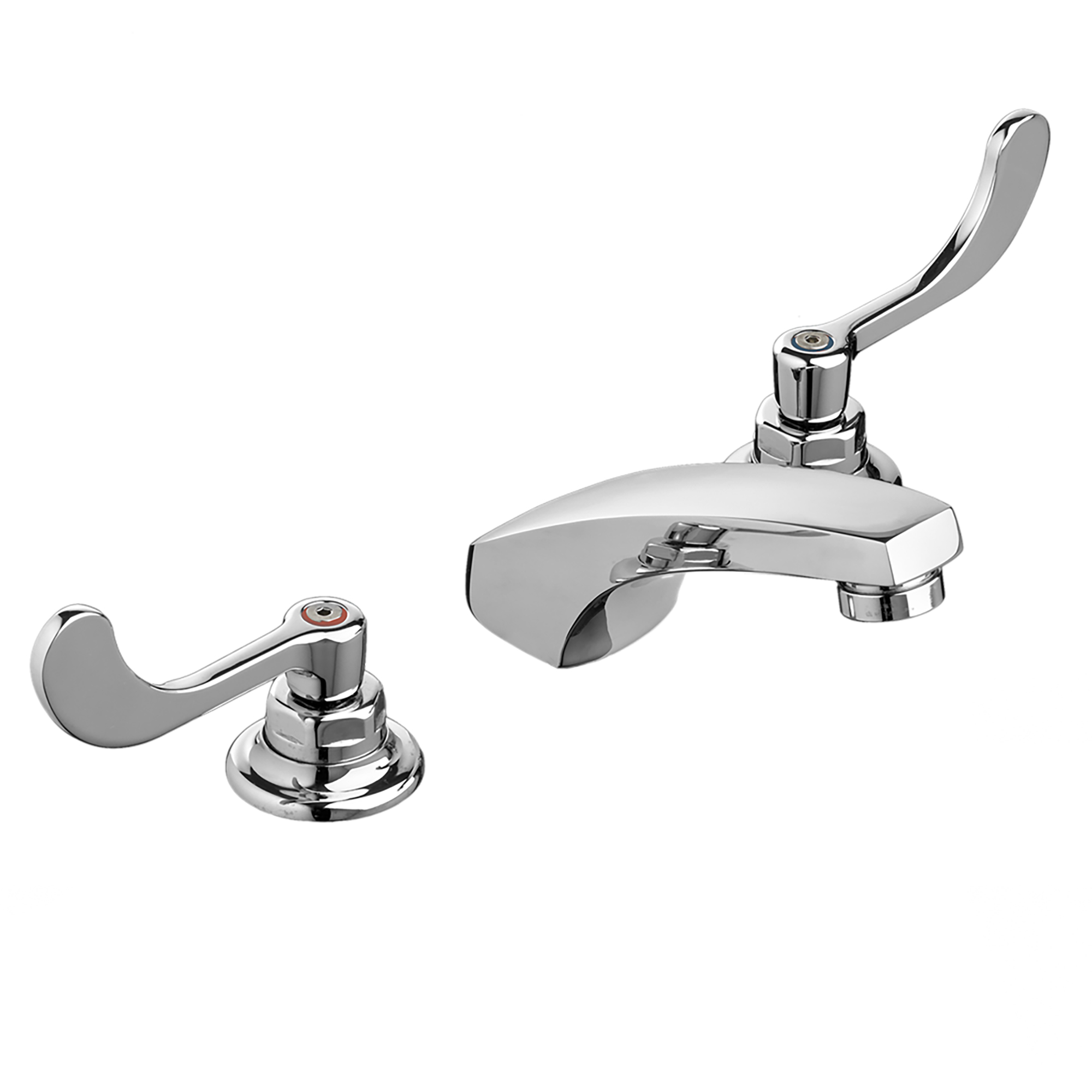 Monterrey™ 8-Inch Widespread Cast Faucet With Wrist Blade Handles 1.5 gpm/5.7 Lpm With Flexible Underbody