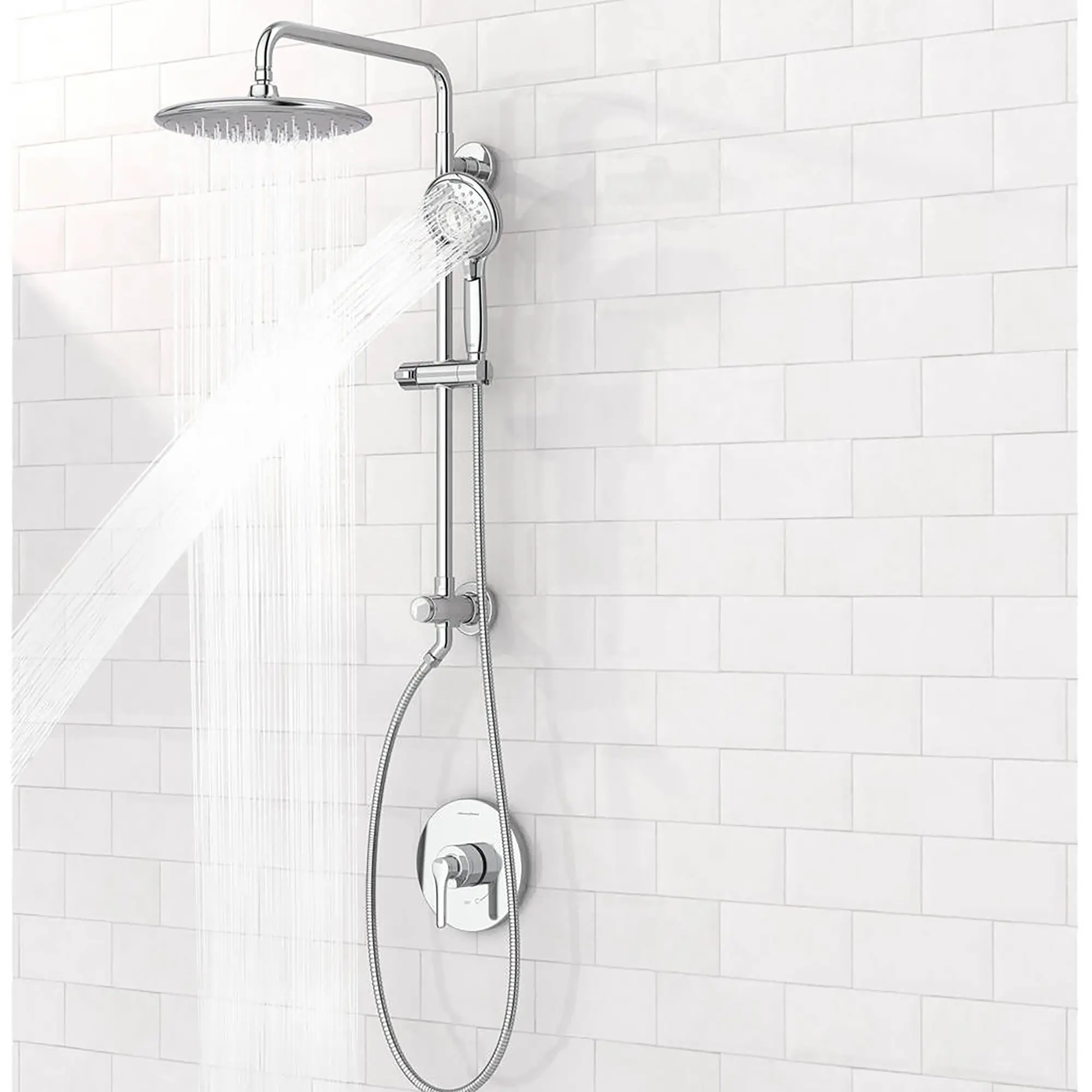 Spectra® Versa® - système de douche à 4 fonctions de 24 pouces 1,8 gpm/6,8 L/min avec pomme de douche à effet de pluie