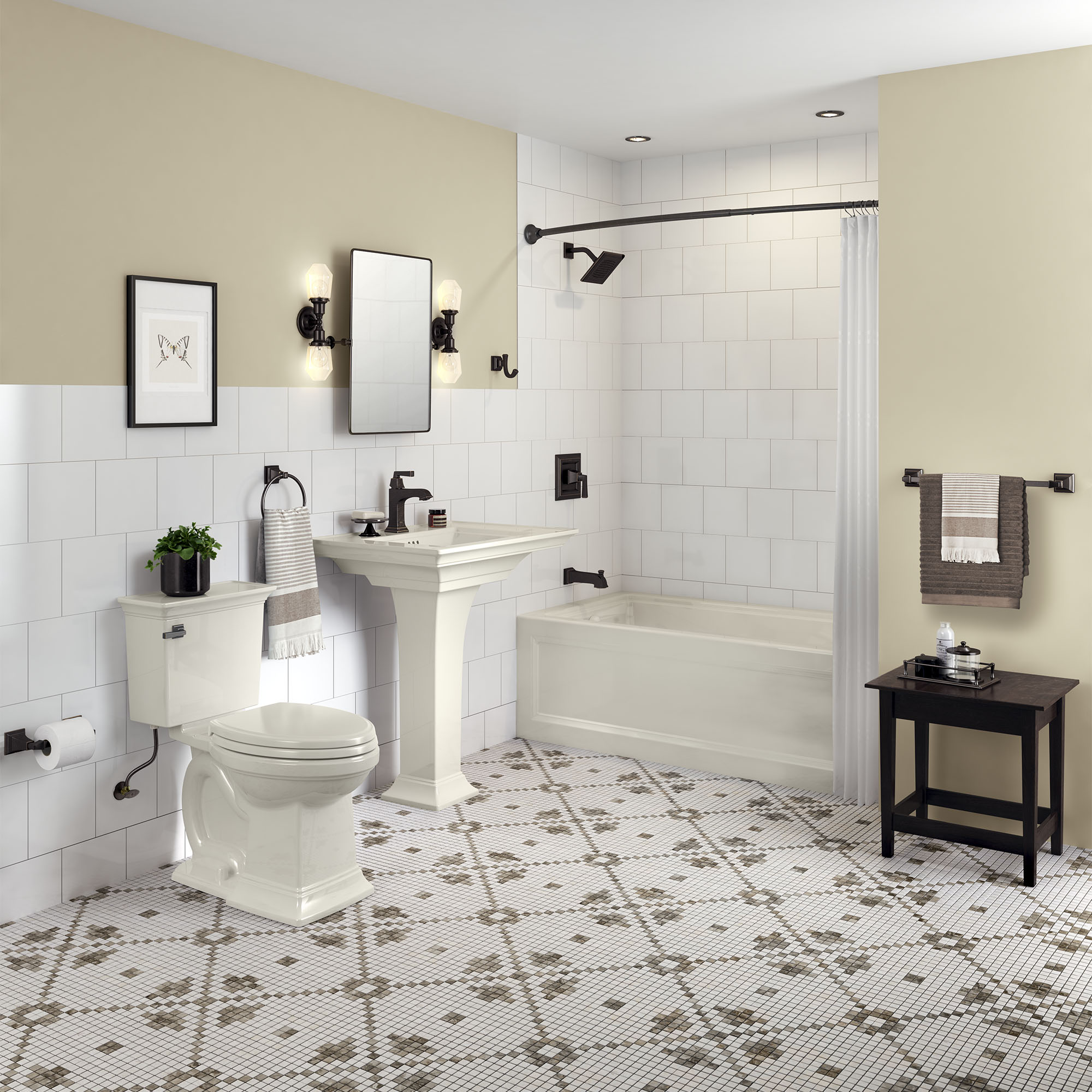 Town Square™ S Center Hole Only Pedestal Sink Top and Leg Combination