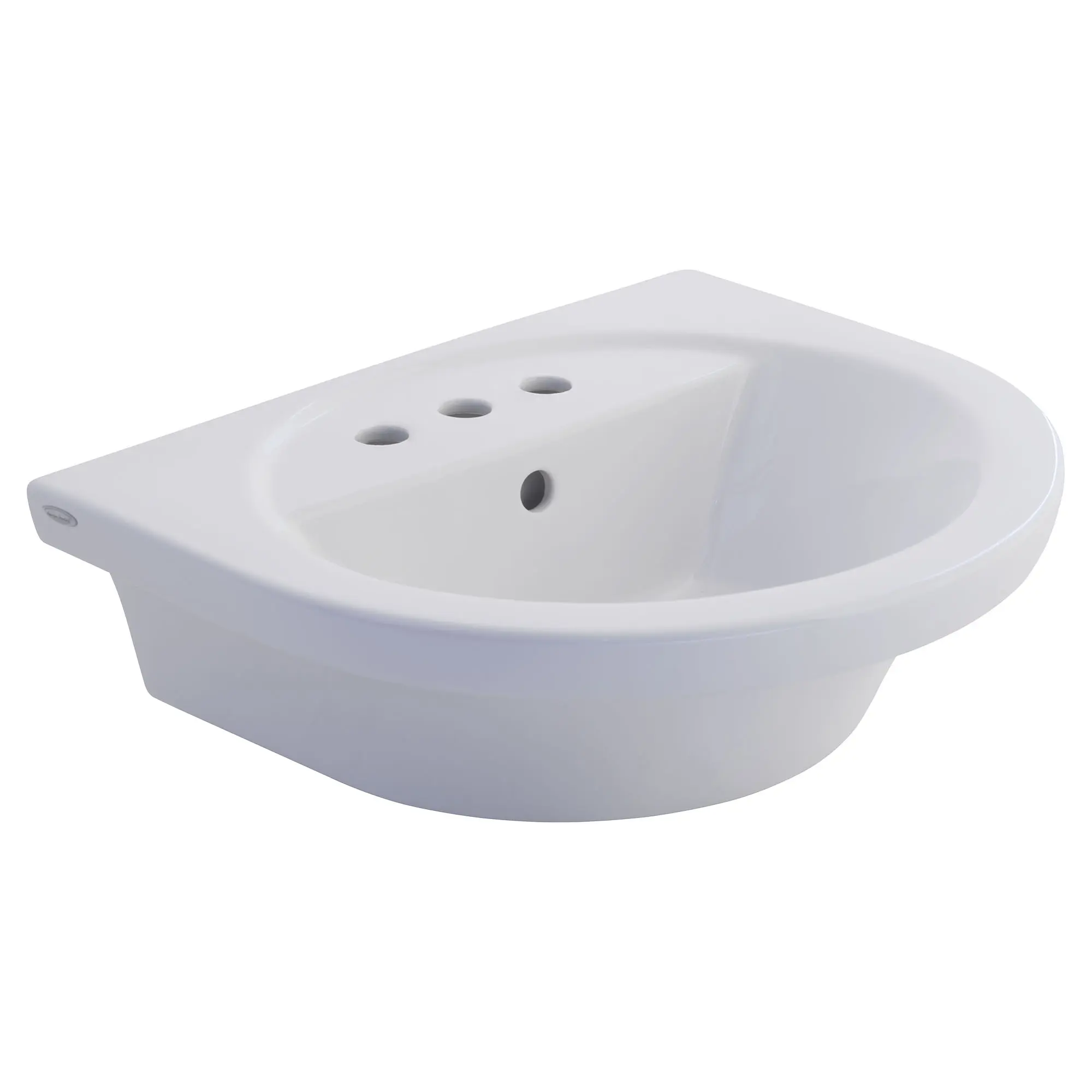 Lavabo Tropic® Petite sur colonne, à grand écartement 8 po