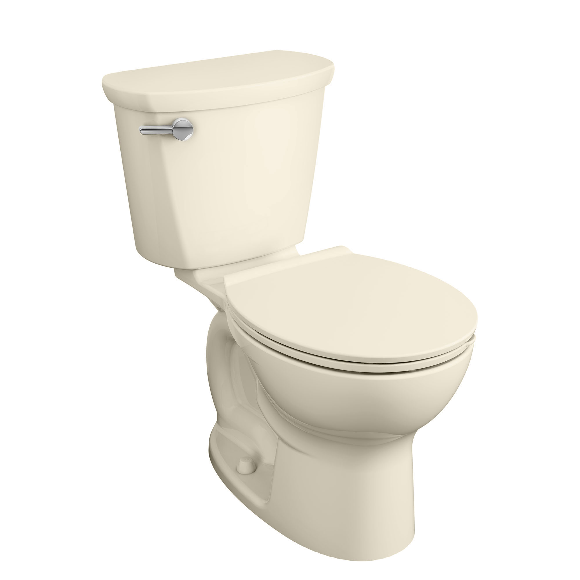 Toilette Cadet PRO, 2 pièces, 1,28 gpc/4,8 lpc, à cuvette au devant rond à hauteur régulière, à encastrer 10 po, sans siège