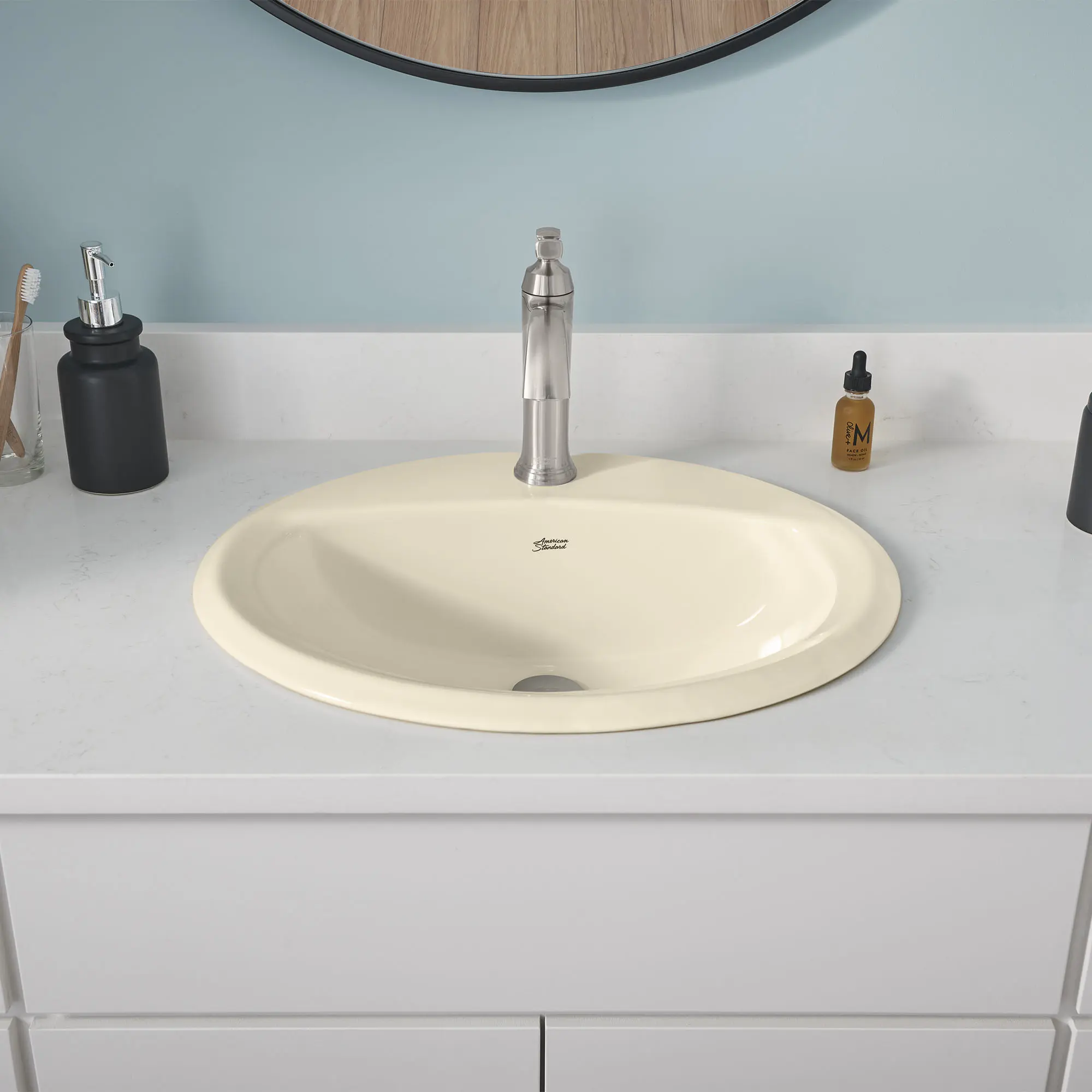 Lavabo Aqualyn® à encastrer - trou central seulement