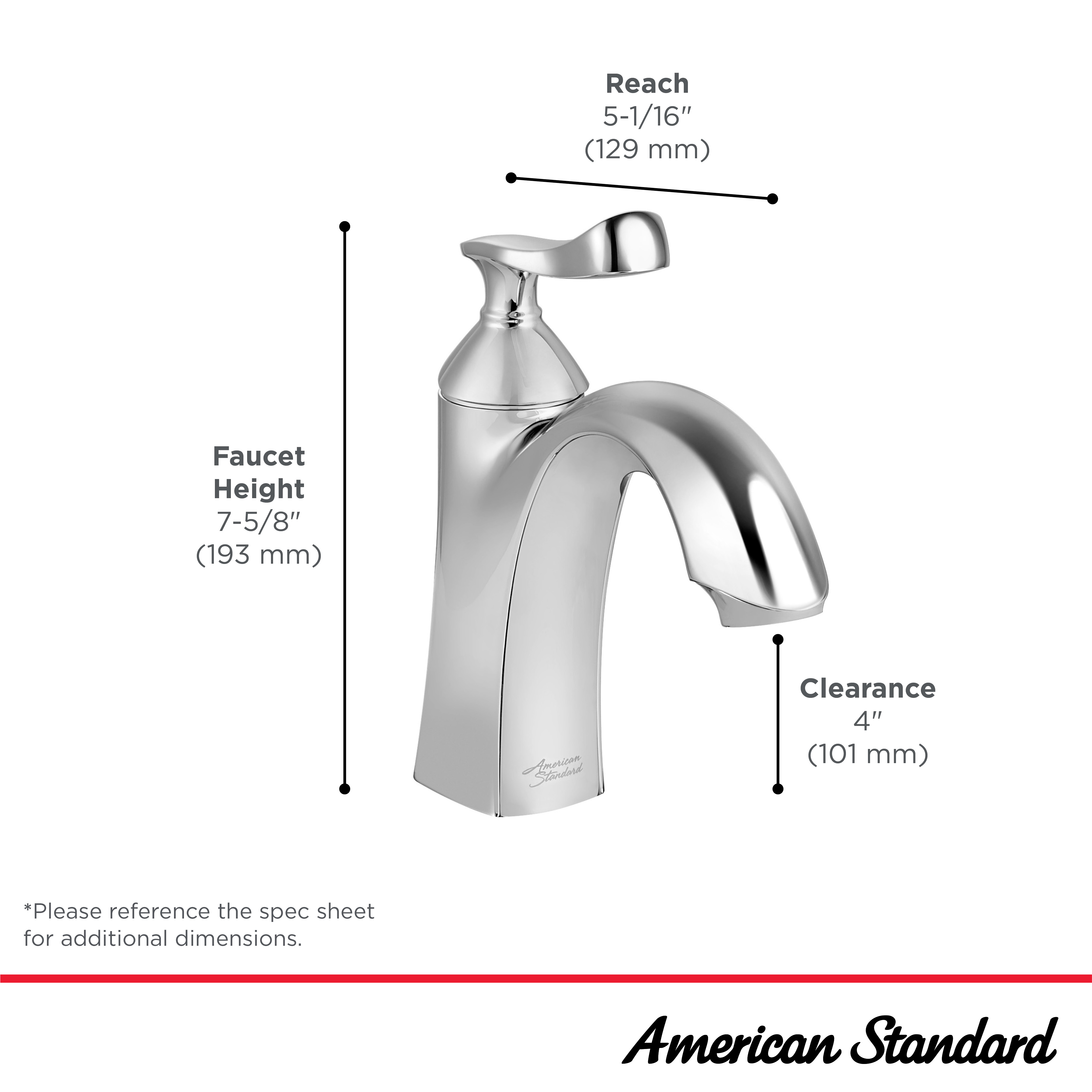 Chatfield® Single Hole Single-Handle  Bathroom Faucet 1.2 gpm/4.5 L/min With Lever Handle