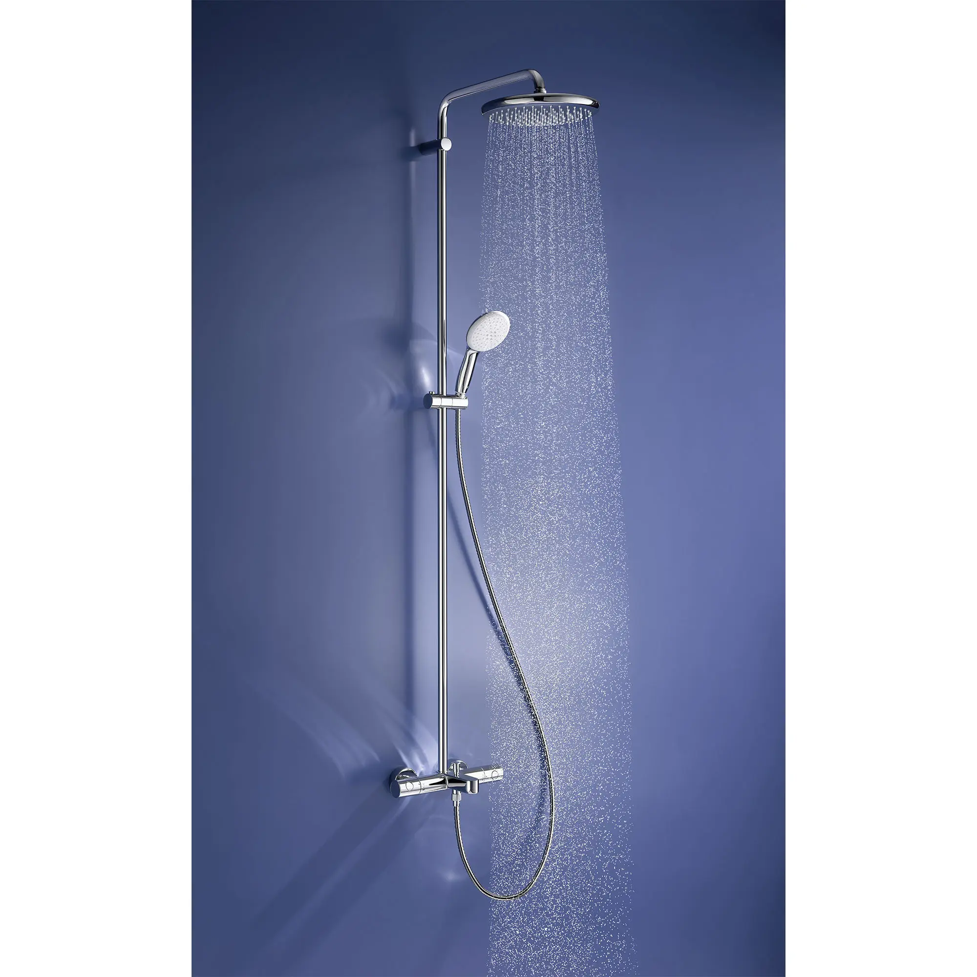 250 Rain Shower Head, 9 7⁄8" - 1 Spray, 1.75 GPM (6.6 L/min)