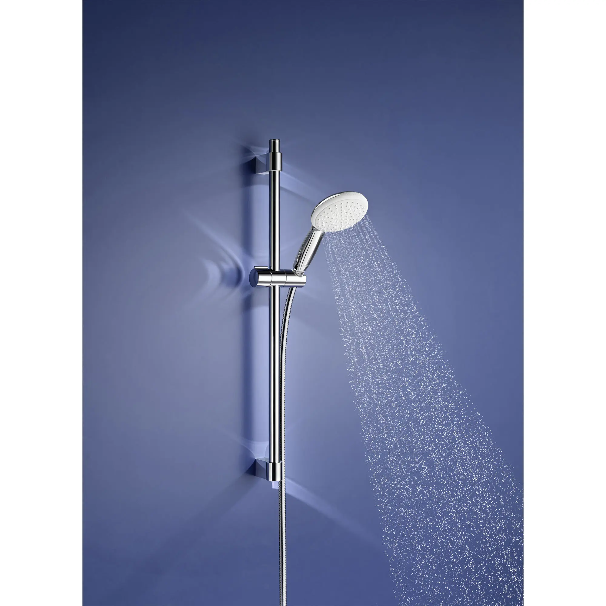 Tempesta Round 110 24" Shower Rail Set, 2-Spray, 1.5 GPM (5.7 L/min)
