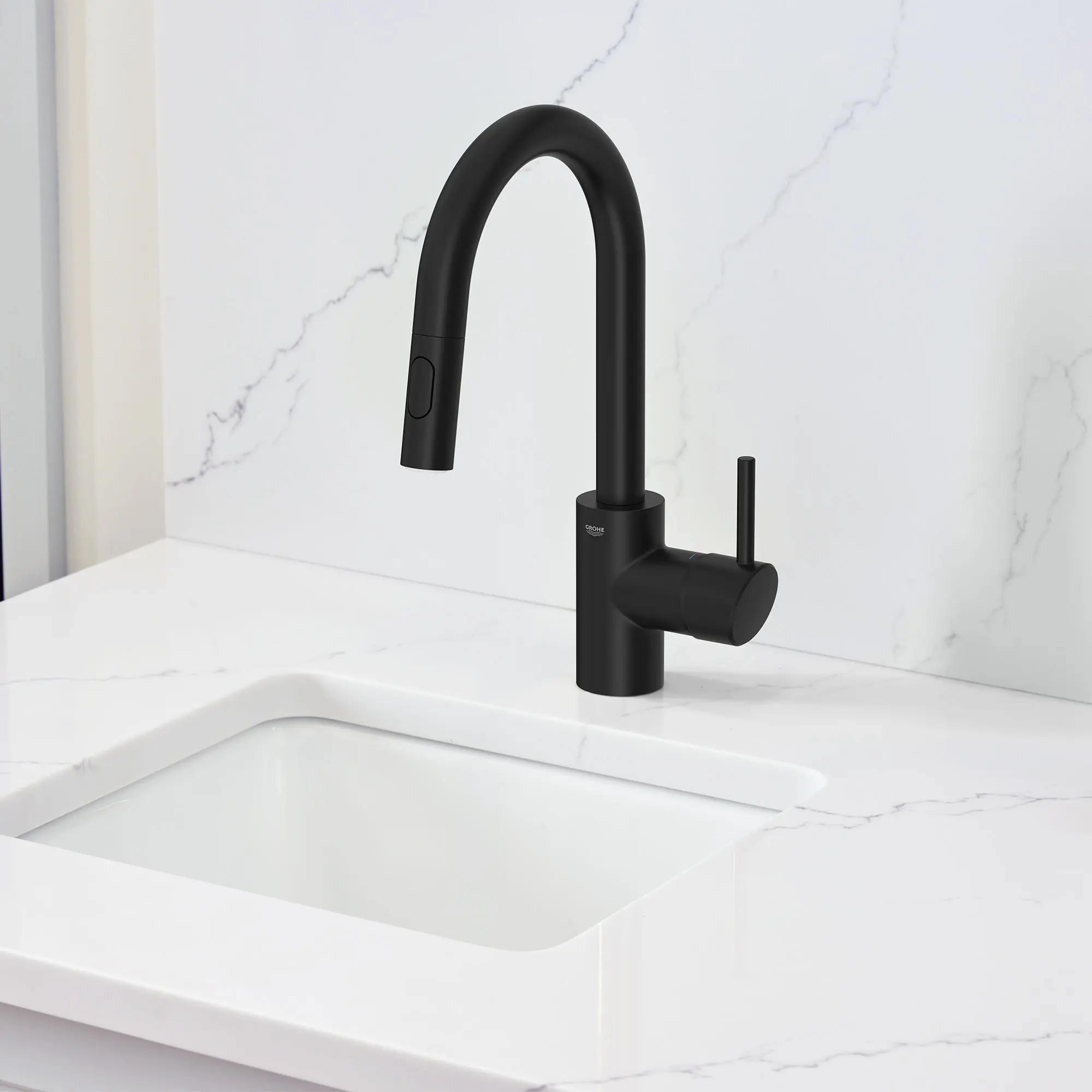 Single-Handle Pull Down Bar Faucet 6.6 L/min (1.75 gpm)