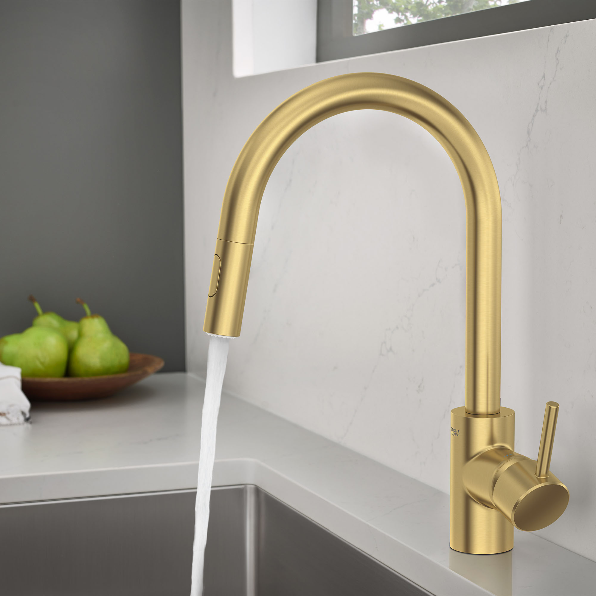 Concetto Single-Handle Pull-Down Kitchen Faucet Dual Spray 1.75 GPM (6.6 L/min)
