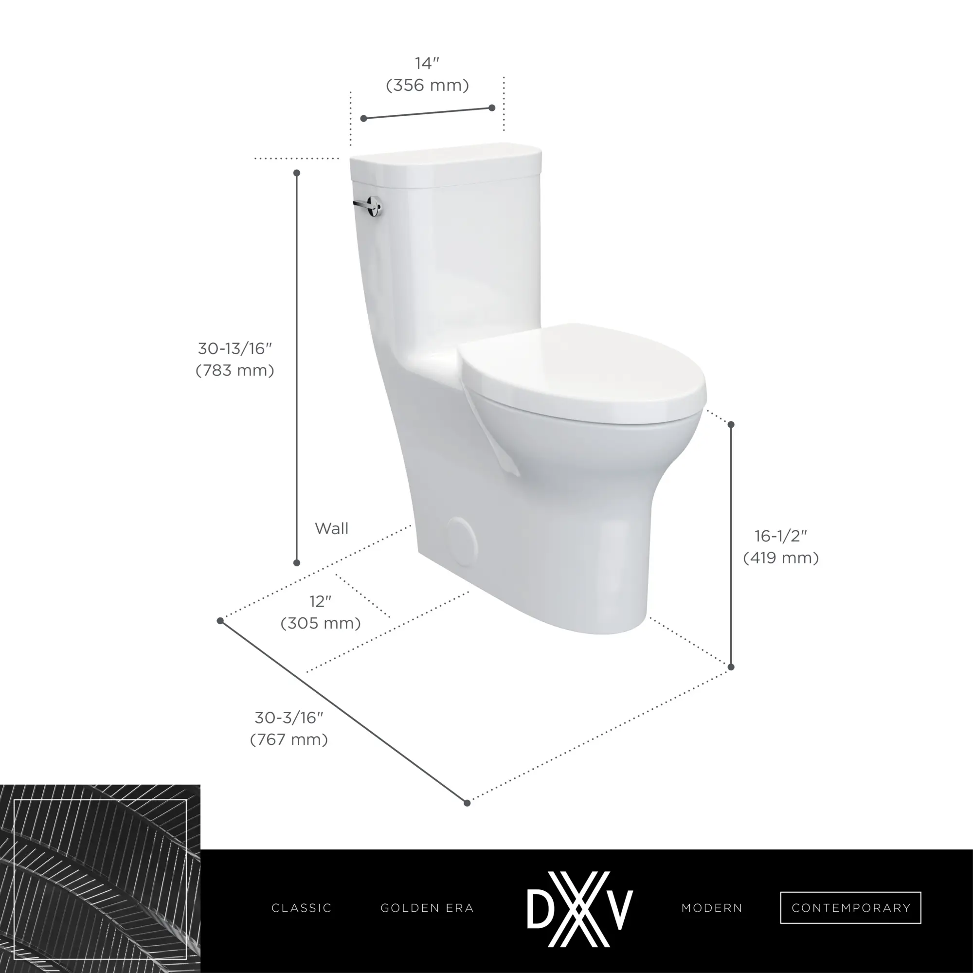 Equility® One-Piece Chair Height Elongated Toilet with Seat