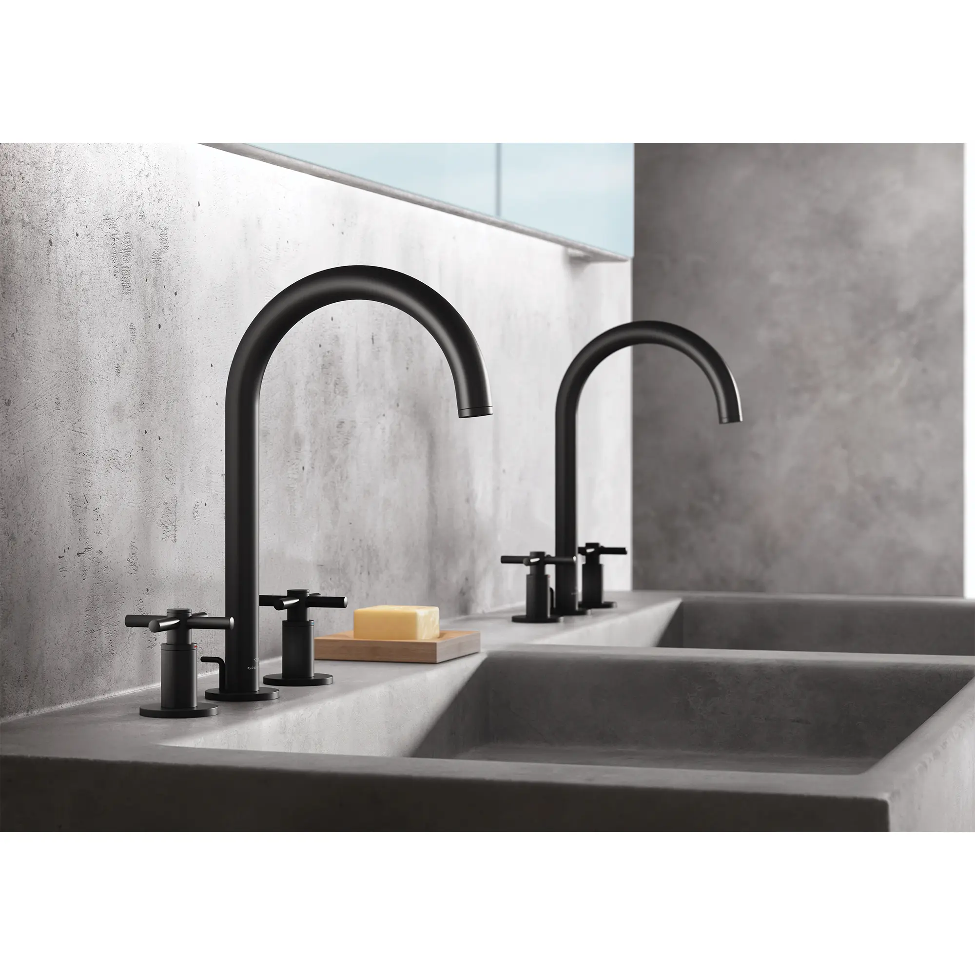 8" Widespread 2-Handle M-Size Bathroom Faucet 1.2 GPM