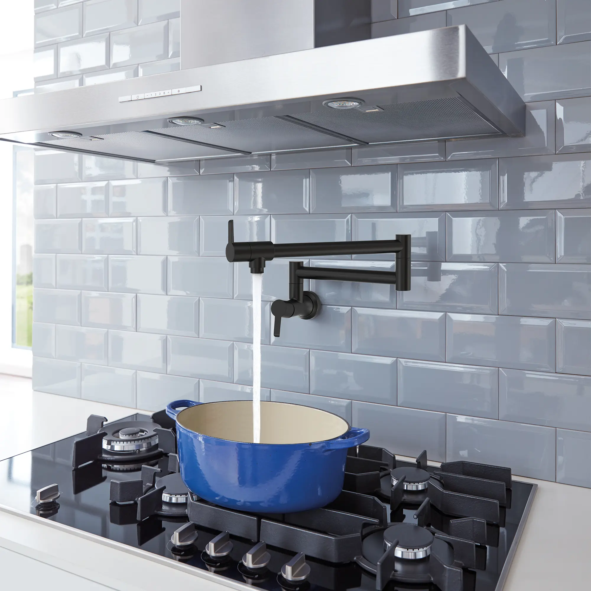 GROHE Zedra 2-Handle Wall Mount Pot Filler