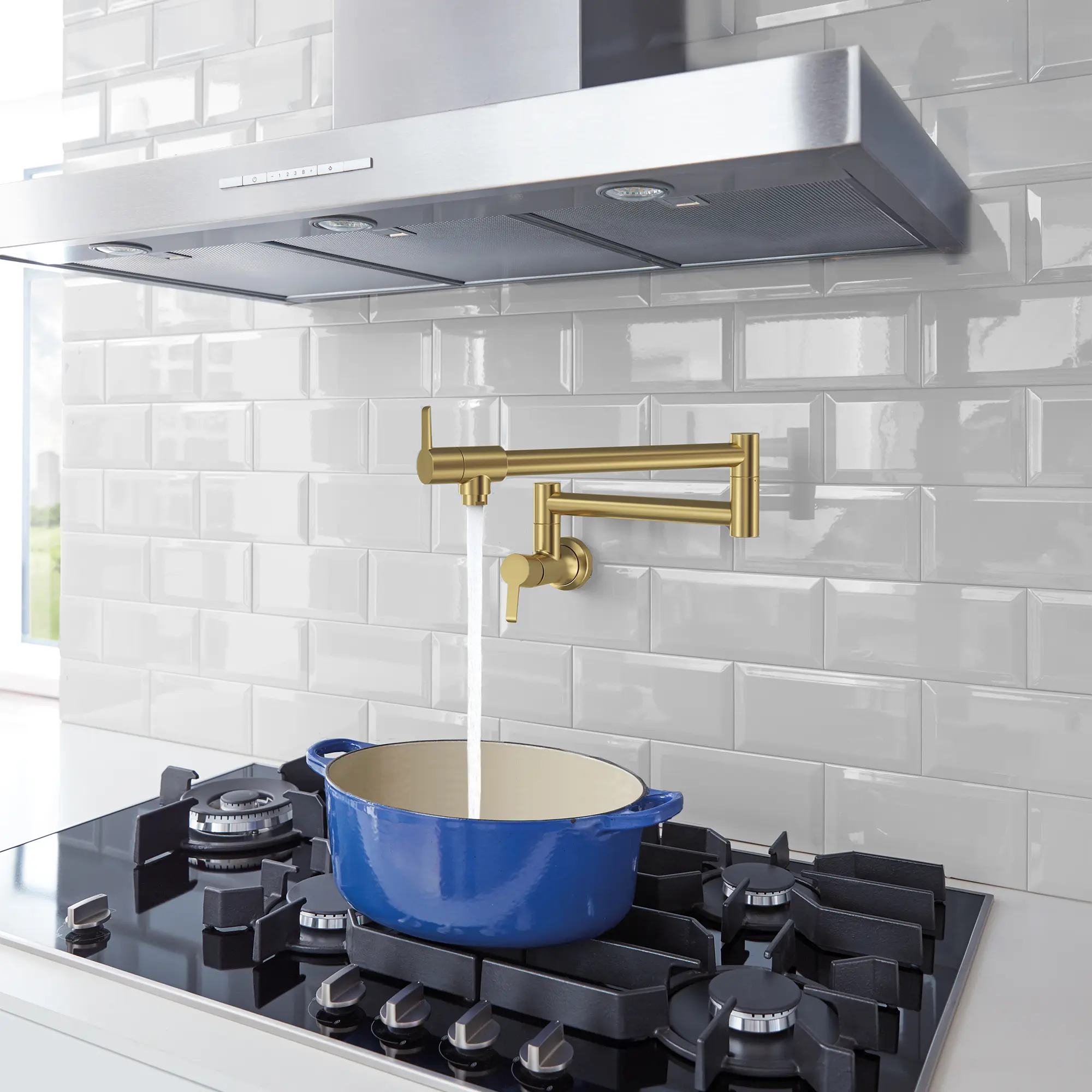 GROHE Zedra 2-Handle Wall Mount Pot Filler