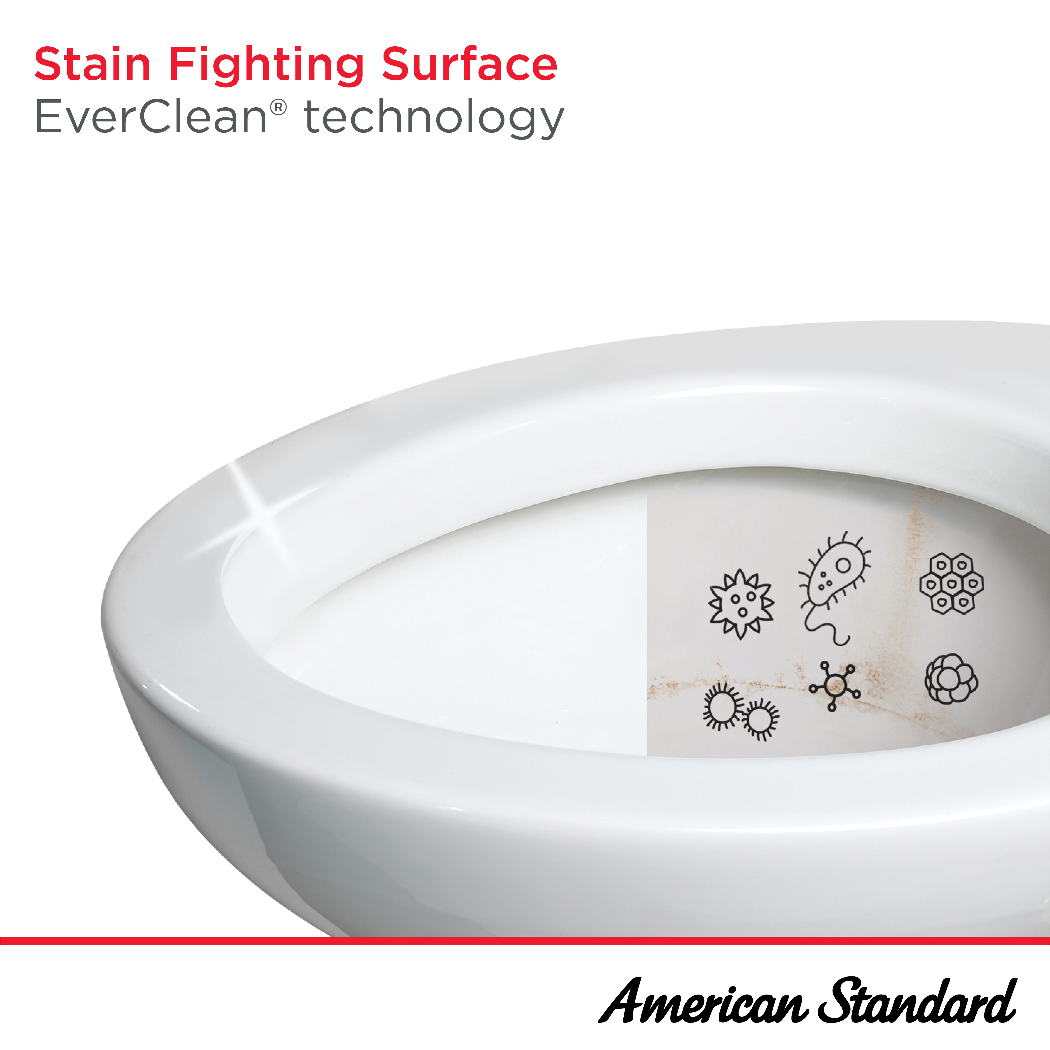 Portsmouth™ Champion™ PRO Two-Piece 1.28 gpf/4.8 Lpf Standard Height Elongated Toilet Less Seat