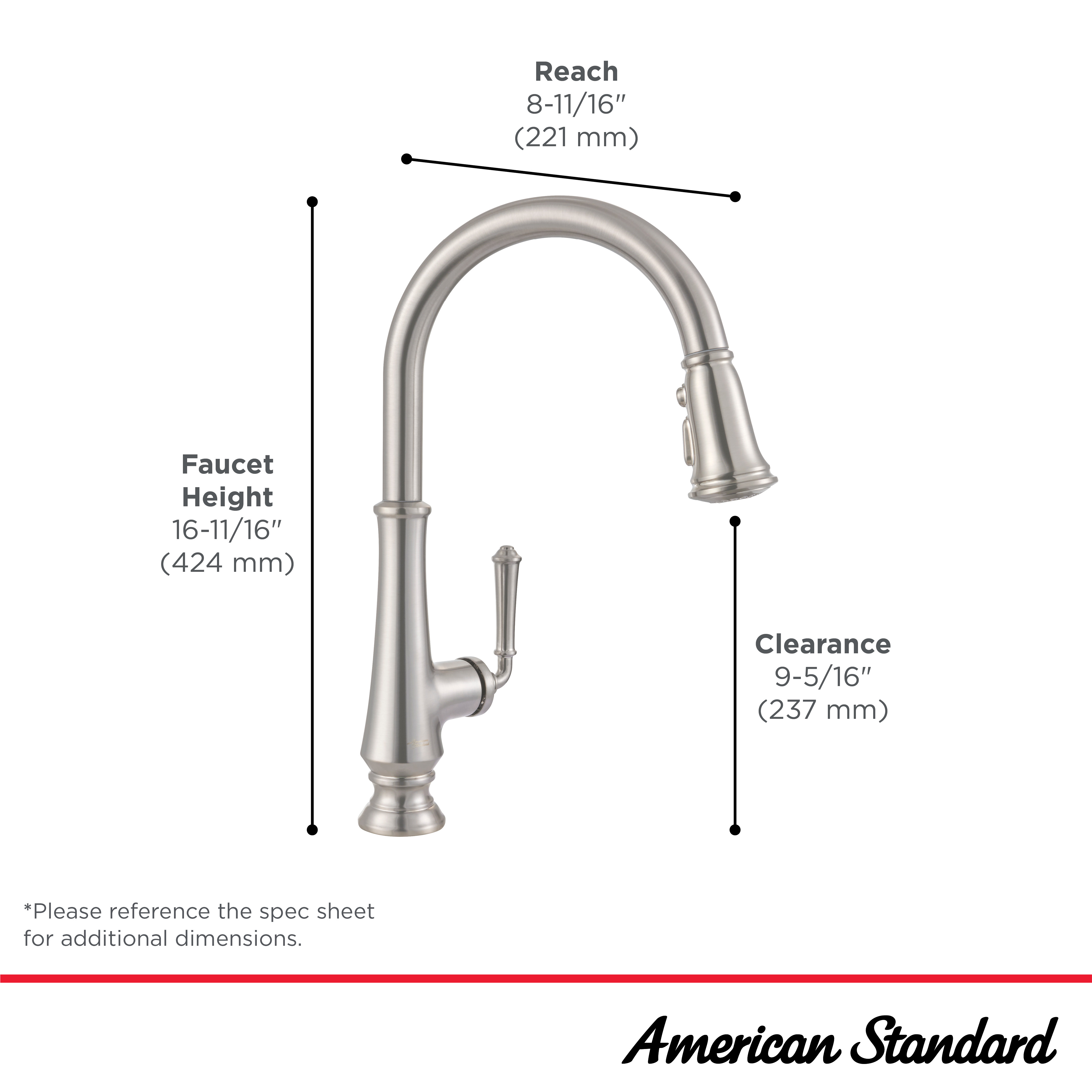 Delancey™ Single-Handle Pull-Down Dual Spray Function Kitchen Faucet 1.5 gpm/5.7 L/min