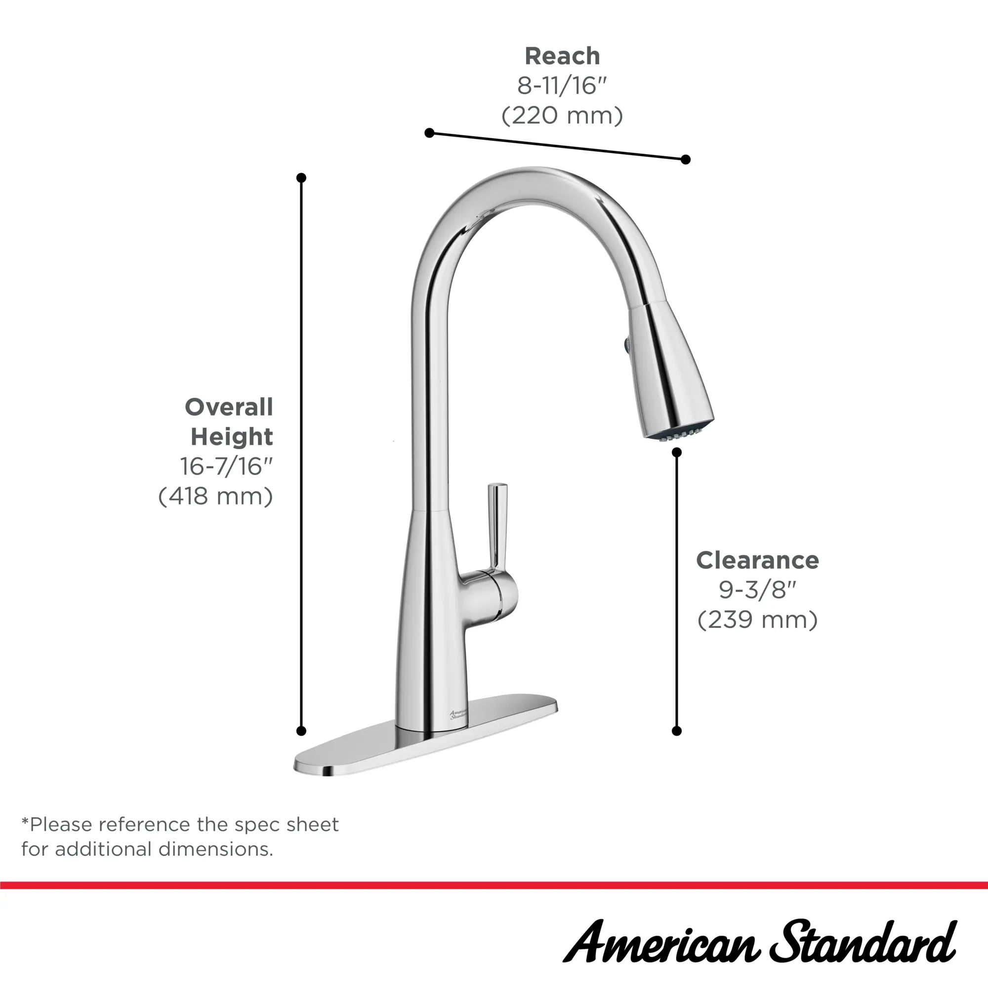 Fairbury Single-Handle Pull-Down Dual Spray Kitchen Faucet 1.8 GPM with Lever Handle