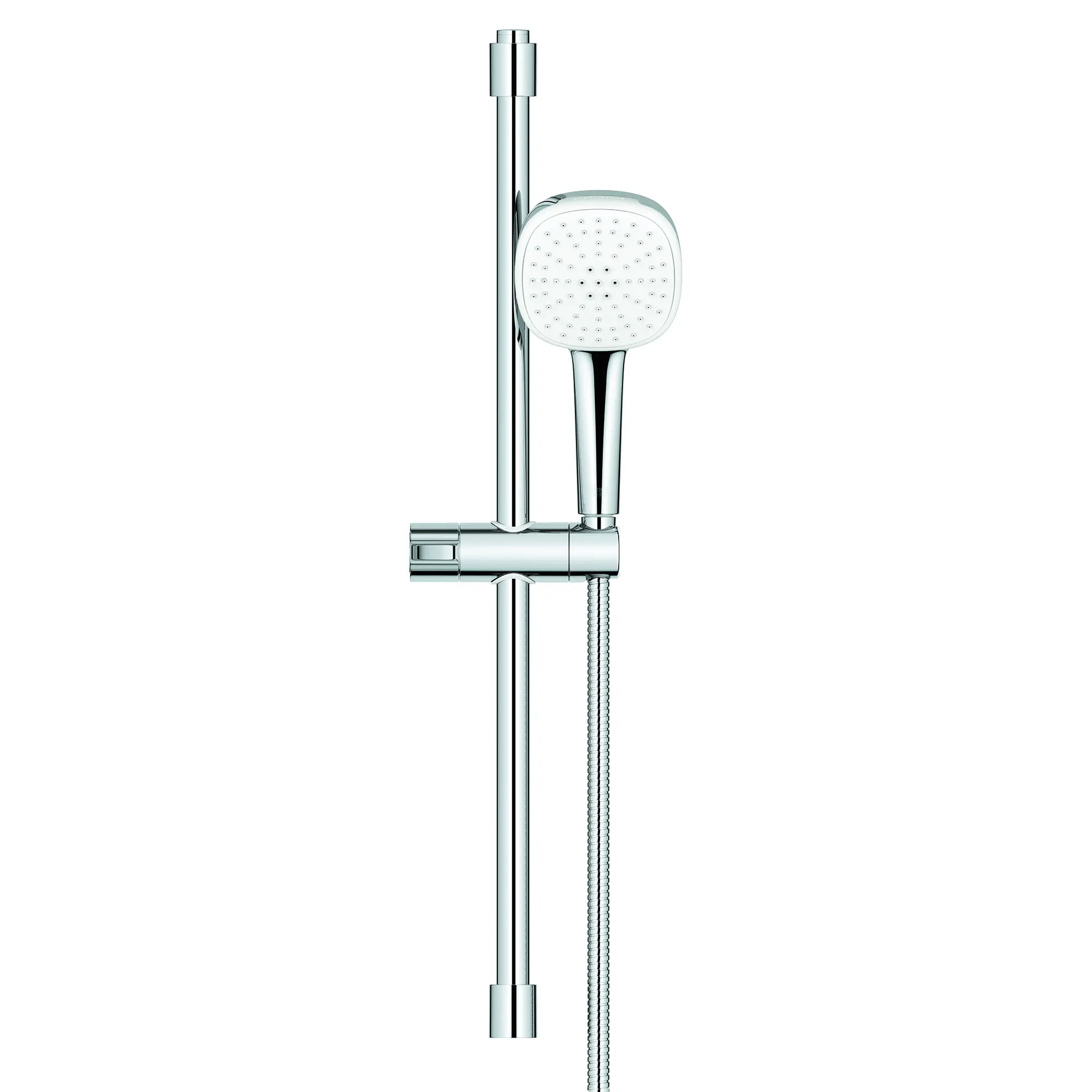 Tempesta Square 110 24" Shower Rail Set, 2-Spray, 1.5 GPM (5.7 L/min)