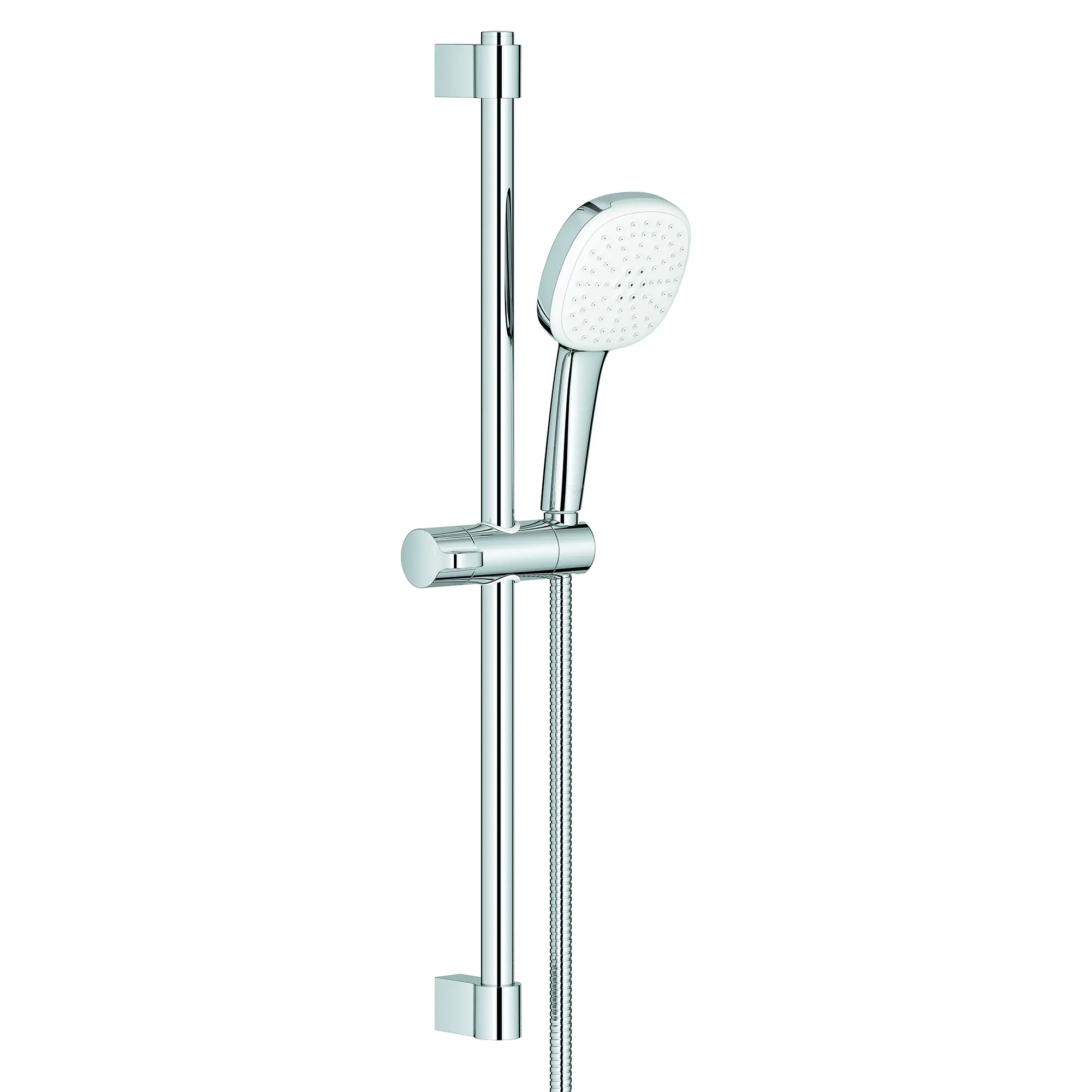 Tempesta Square 110 24" Shower Rail Set, 2-Spray, 1.5 GPM (5.7 L/min)