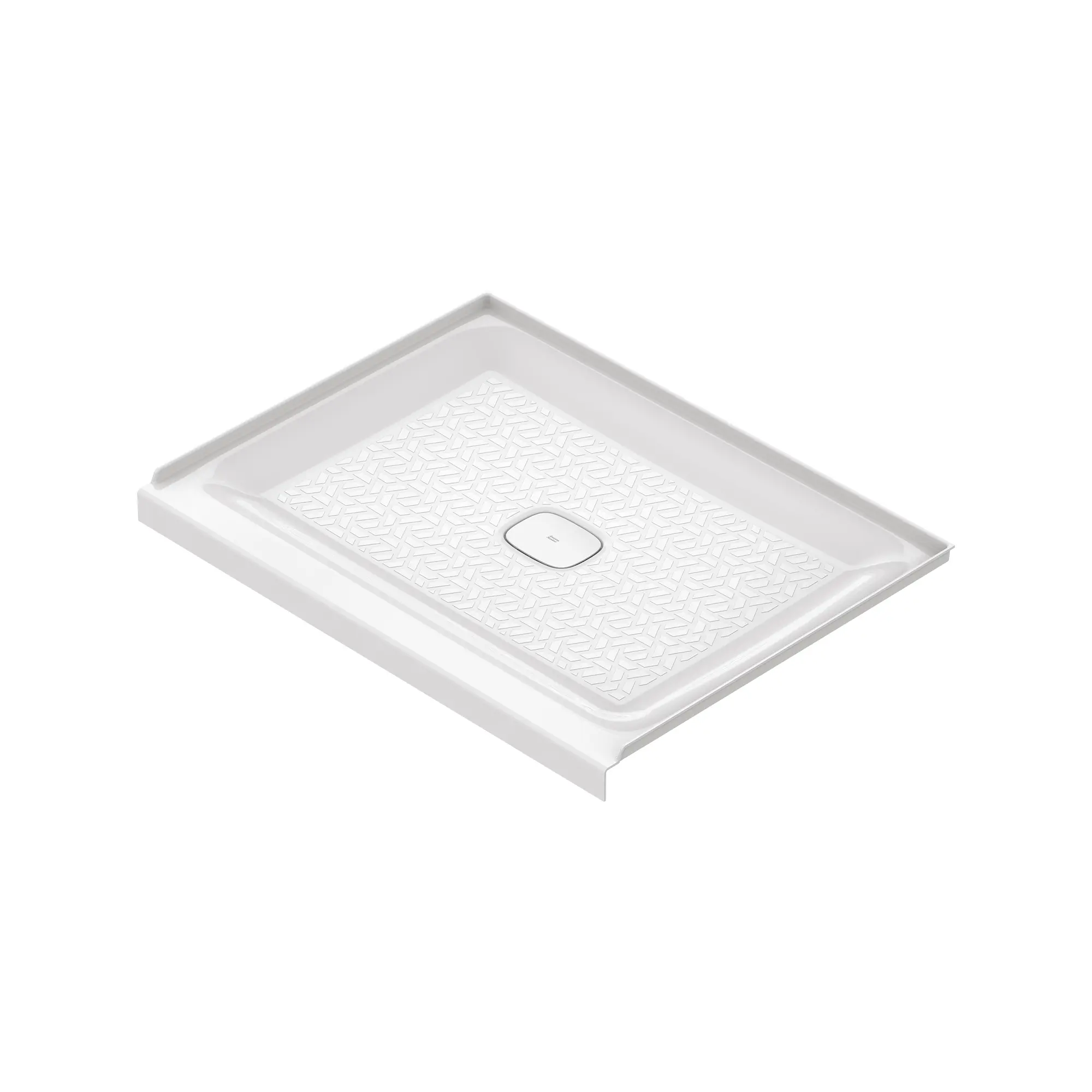 Aspirations - base de douche à seuil unique 48 x 36 pouces avec drain central