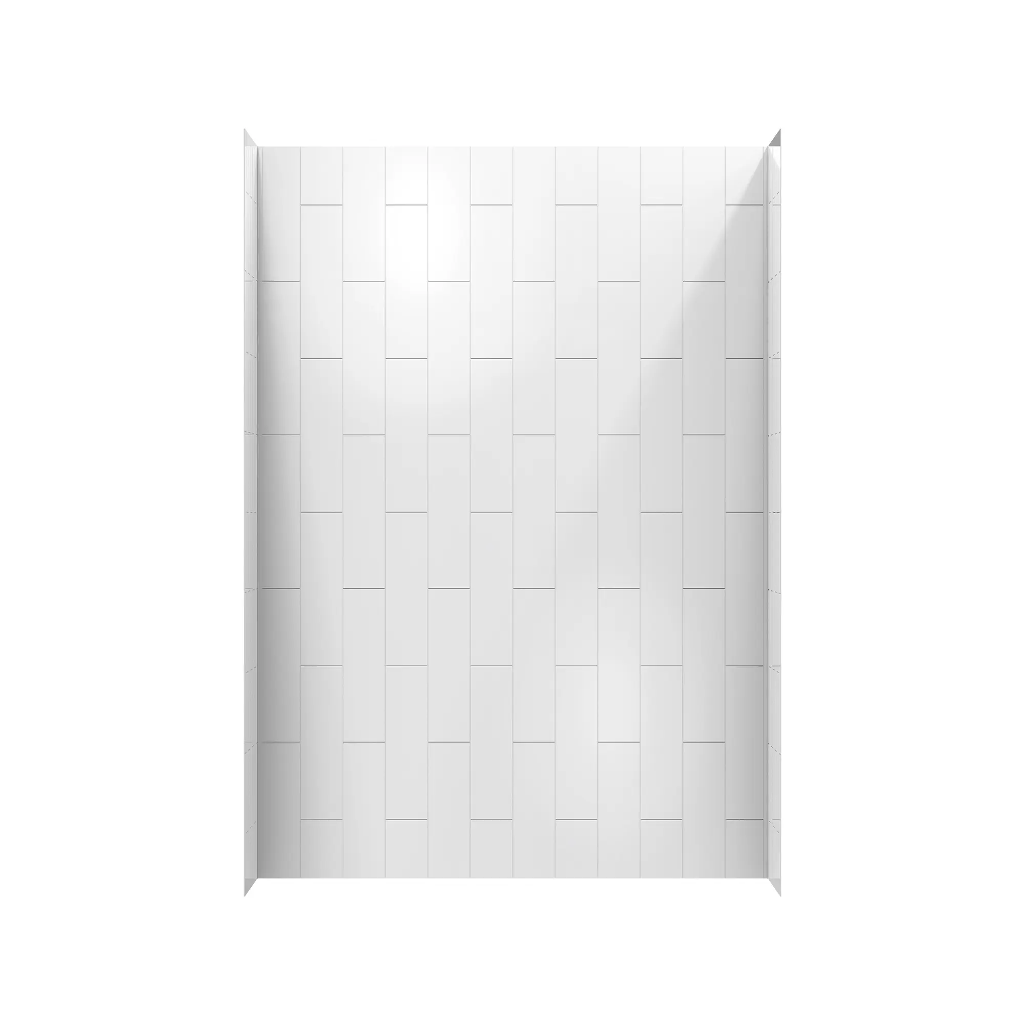 Aspirations 60 x 32 x 84-Inch Vertical Tile Shower Wall Set