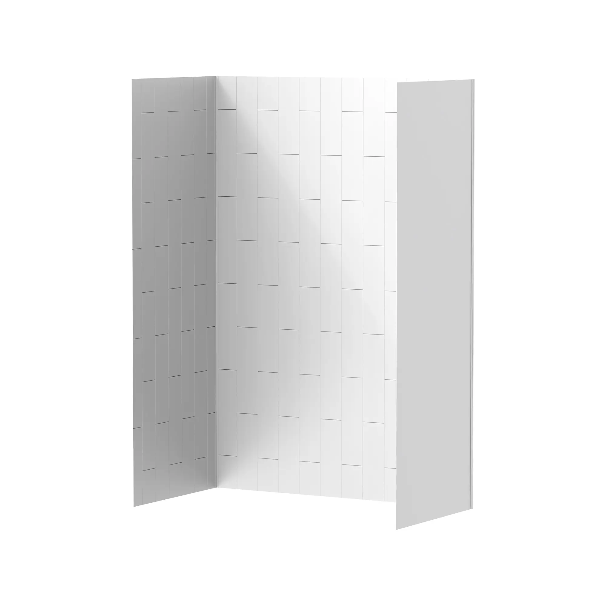 Aspirations 60 x 32 x 84-Inch Vertical Tile Shower Wall Set