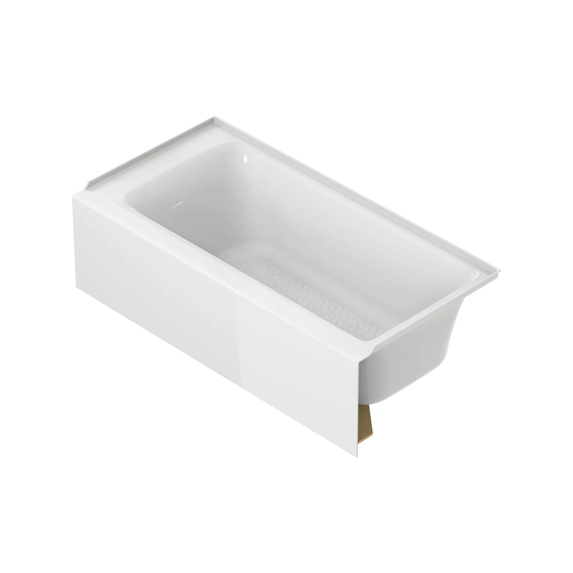 Aspirations 60 x 30-Inch Integral Apron Bathtub With Right-Hand Drain