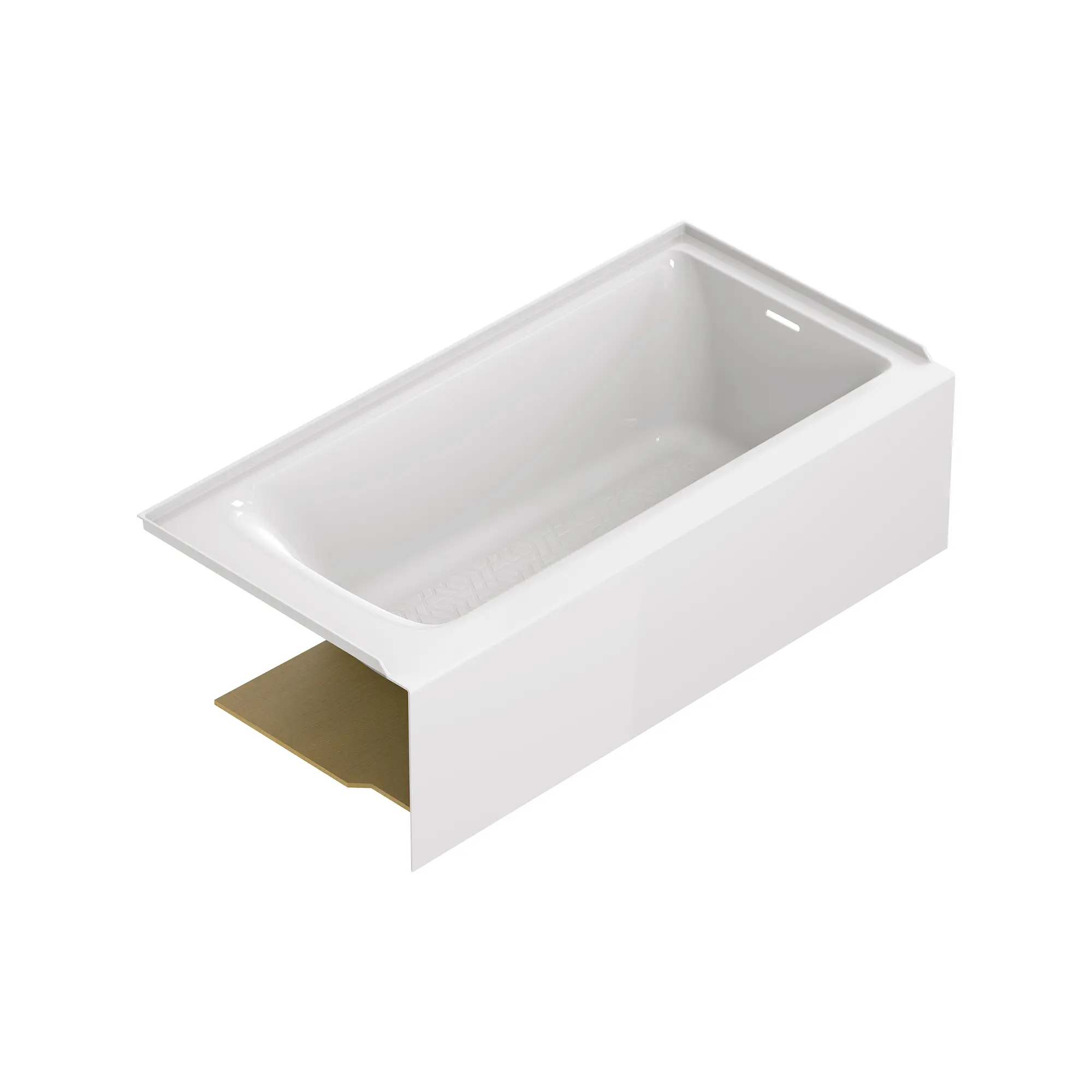 Aspirations 60 x 30-Inch Integral Apron Bathtub With Right-Hand Drain