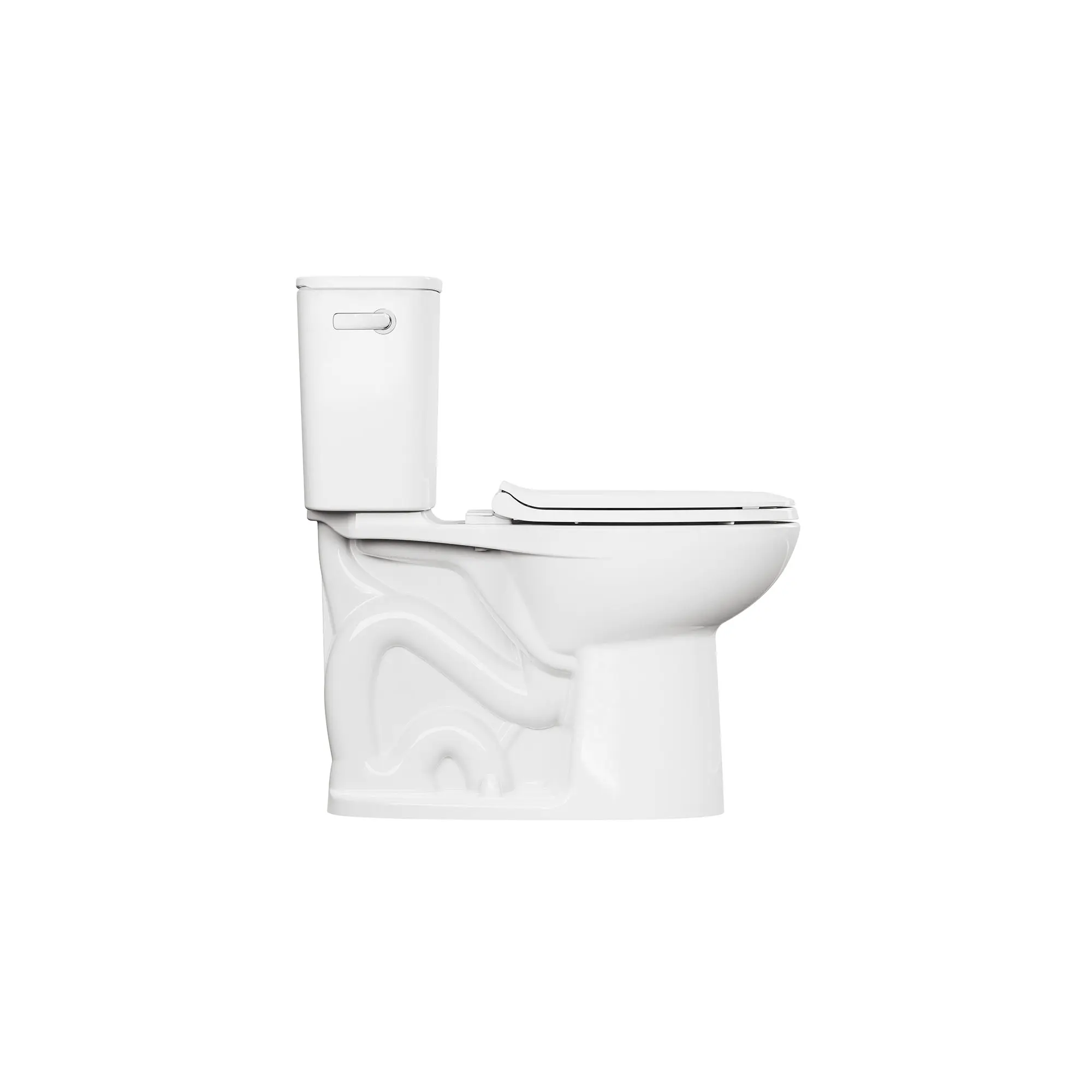 Aspirations EcoStrength Two-Piece 0.80 gpf/3.0 Lpf Chair Height Elongated Toilet Less Seat