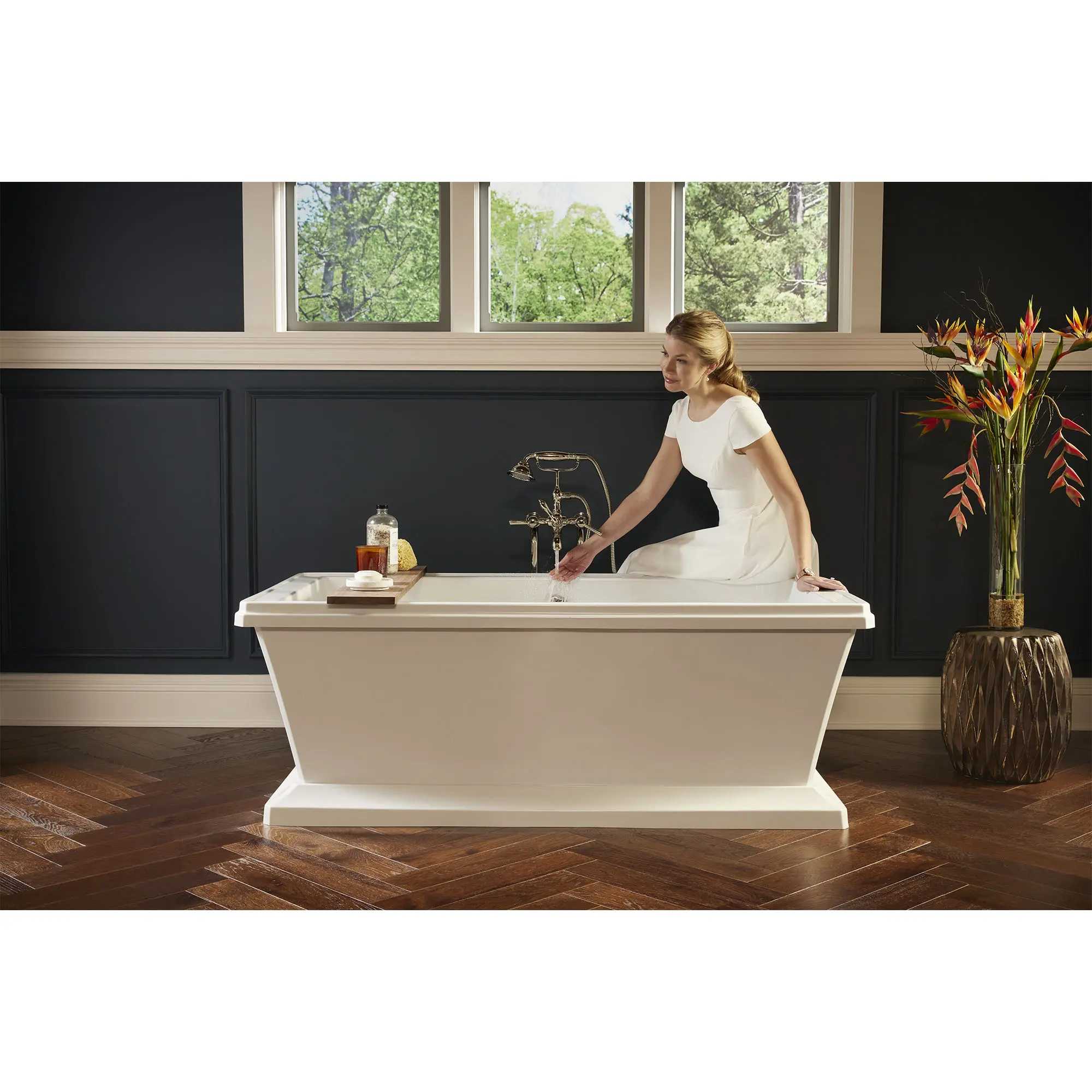 Fitzgerald® 66 in. x 36 in. Freestanding Bathtub