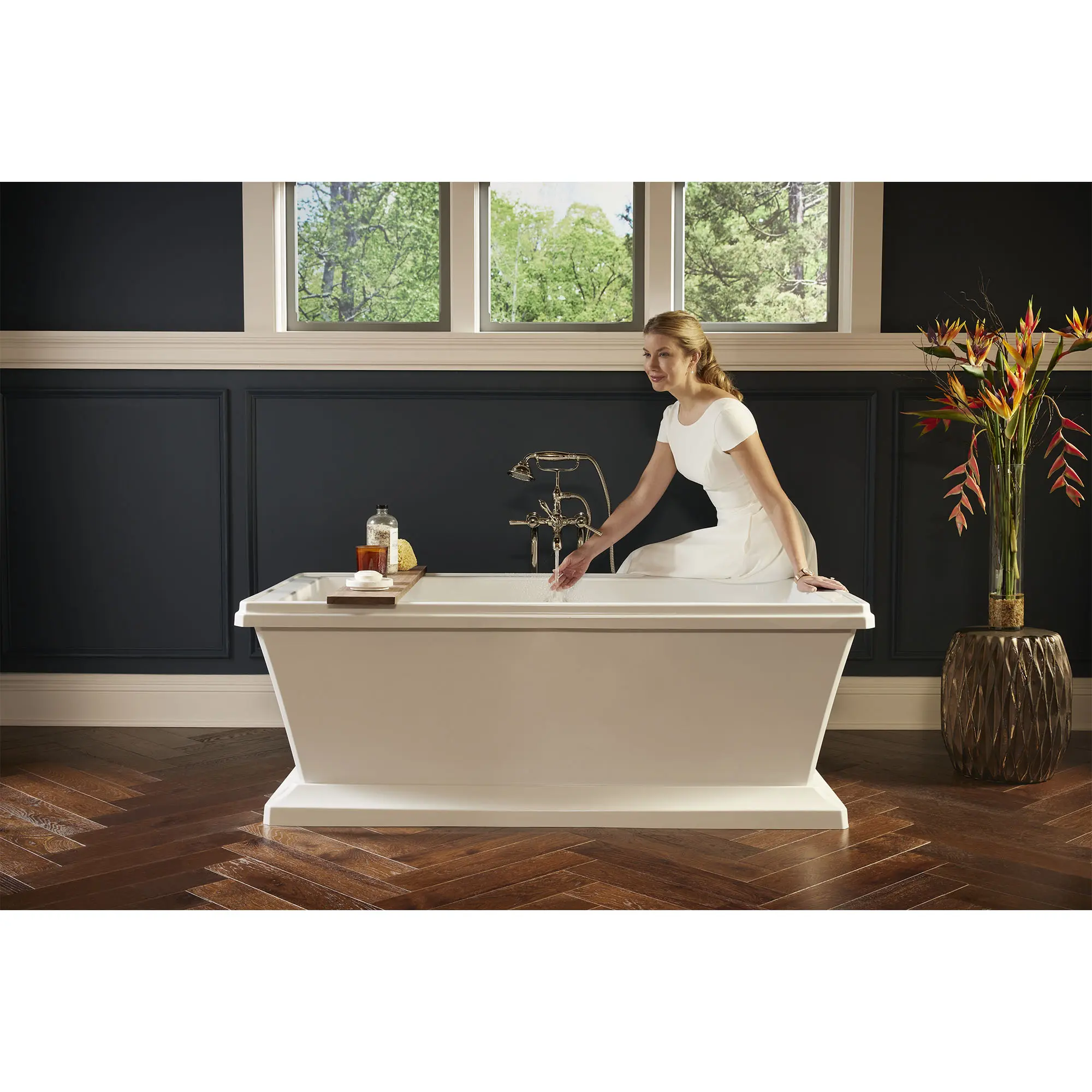 Fitzgerald® 66 in. x 36 in. Freestanding Bathtub