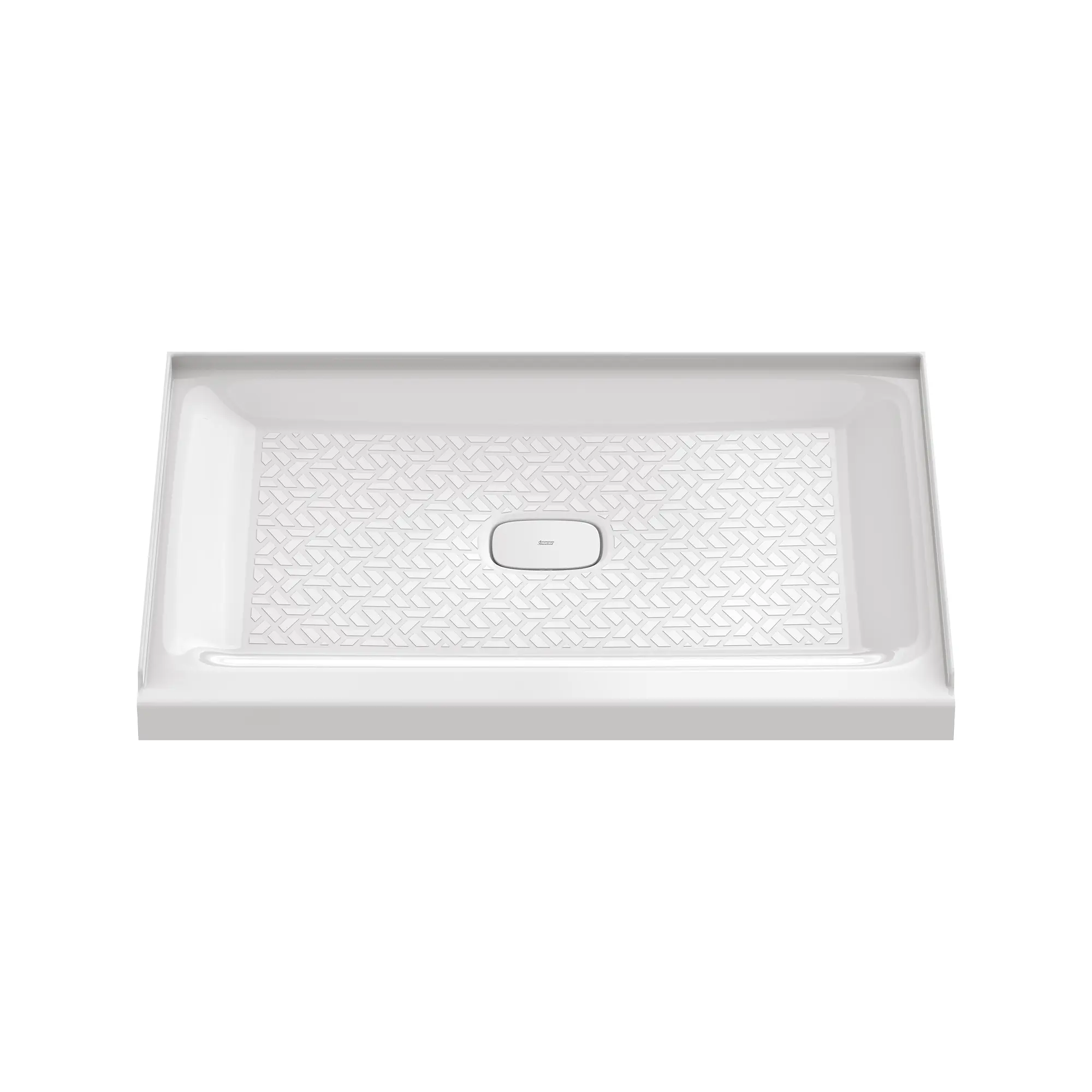 Aspirations - base de douche à seuil unique 48 x 36 pouces avec drain central