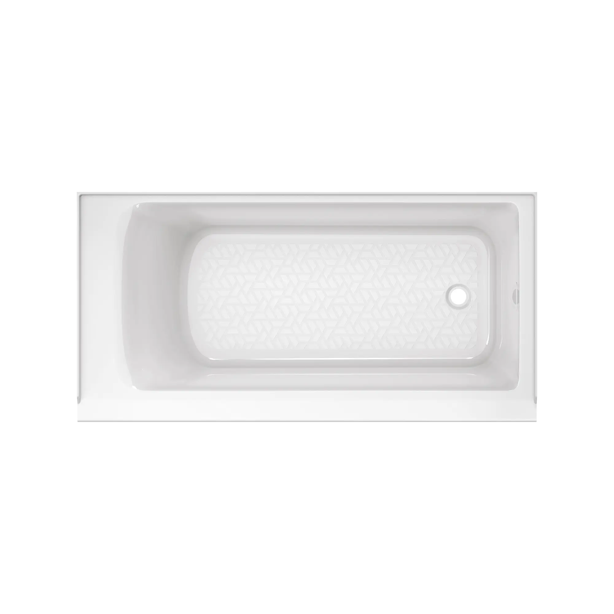 Aspirations 60 x 30-Inch Integral Apron Bathtub With Right-Hand Drain