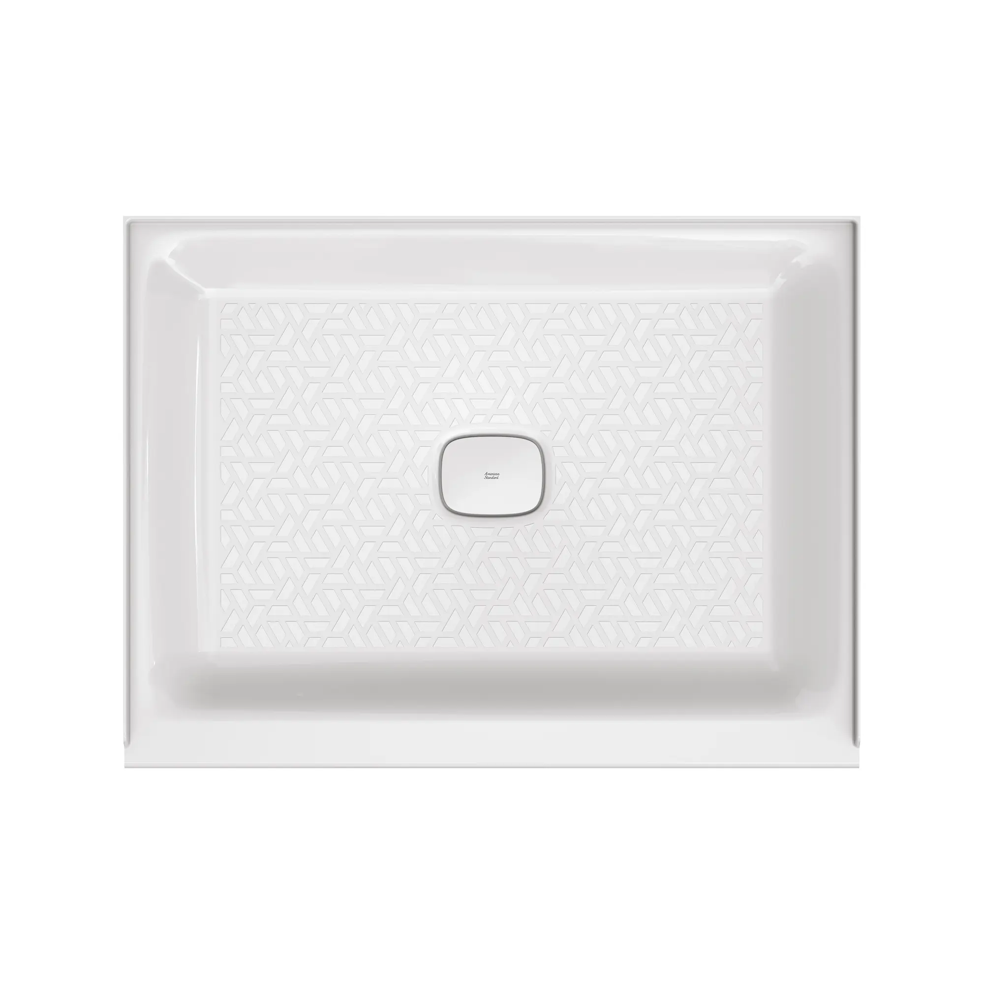 Aspirations - base de douche à seuil unique 48 x 36 pouces avec drain central