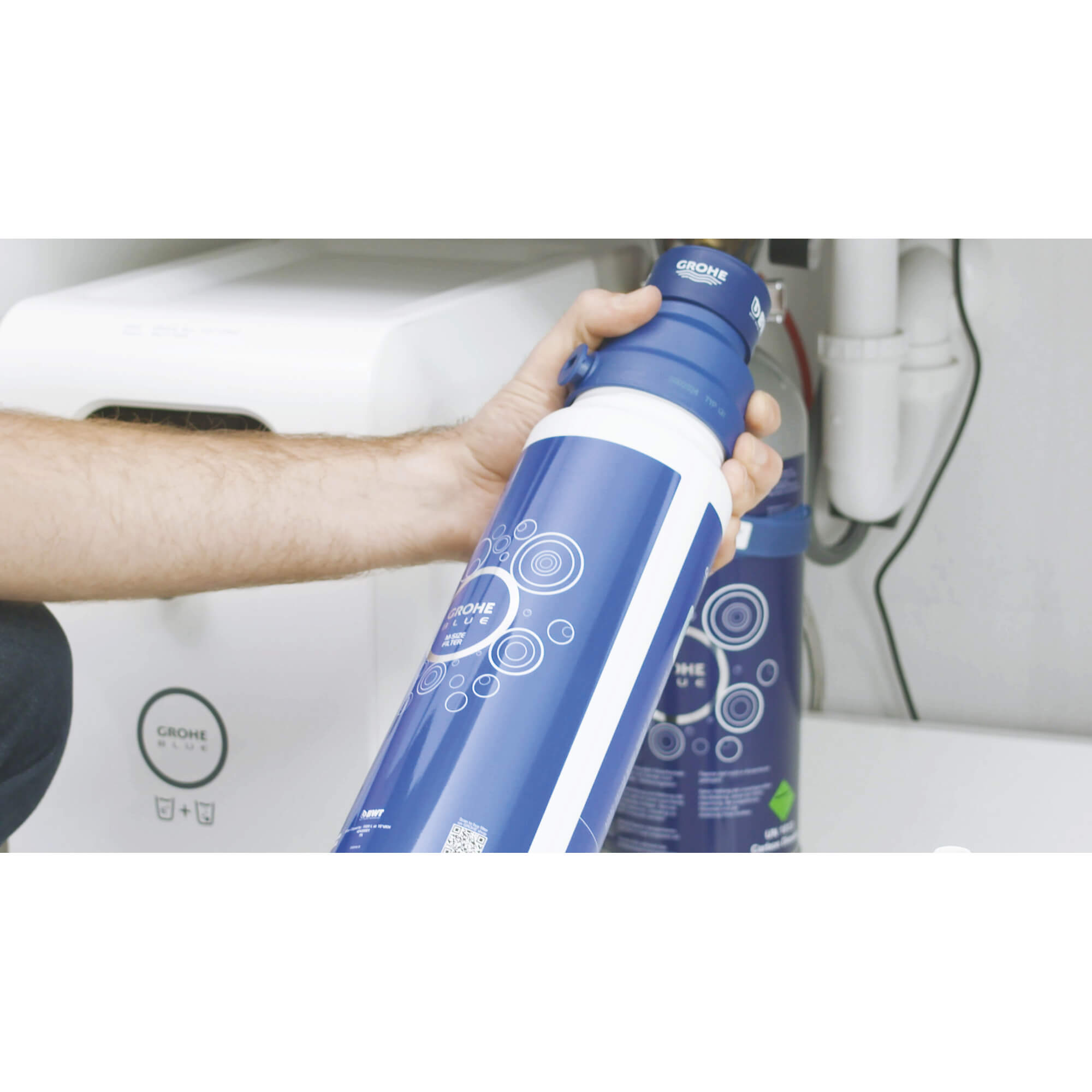 Take-back system for GROHE Blue filters