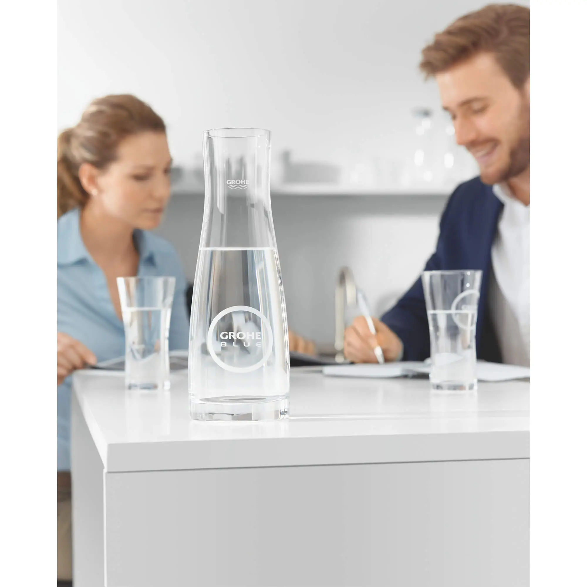 GROHE Blue Water Glasses (6 Pieces)