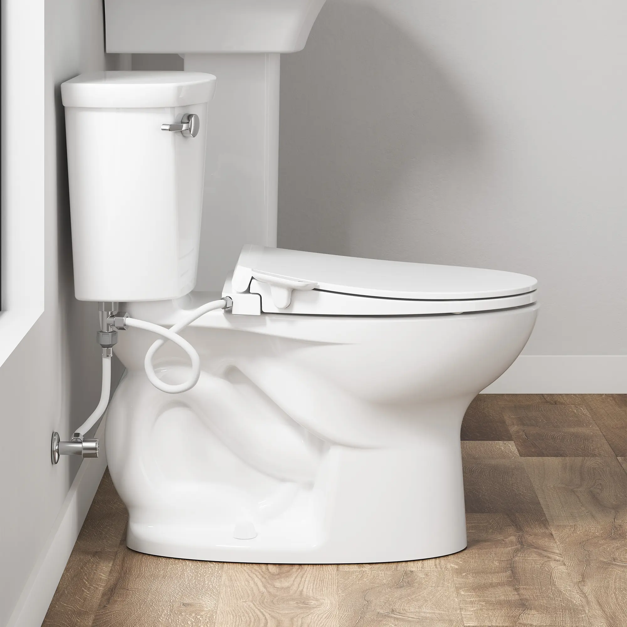 AquaWash® Essentials Non-Electric SpaLet® Bidet Seat With Manual Operation