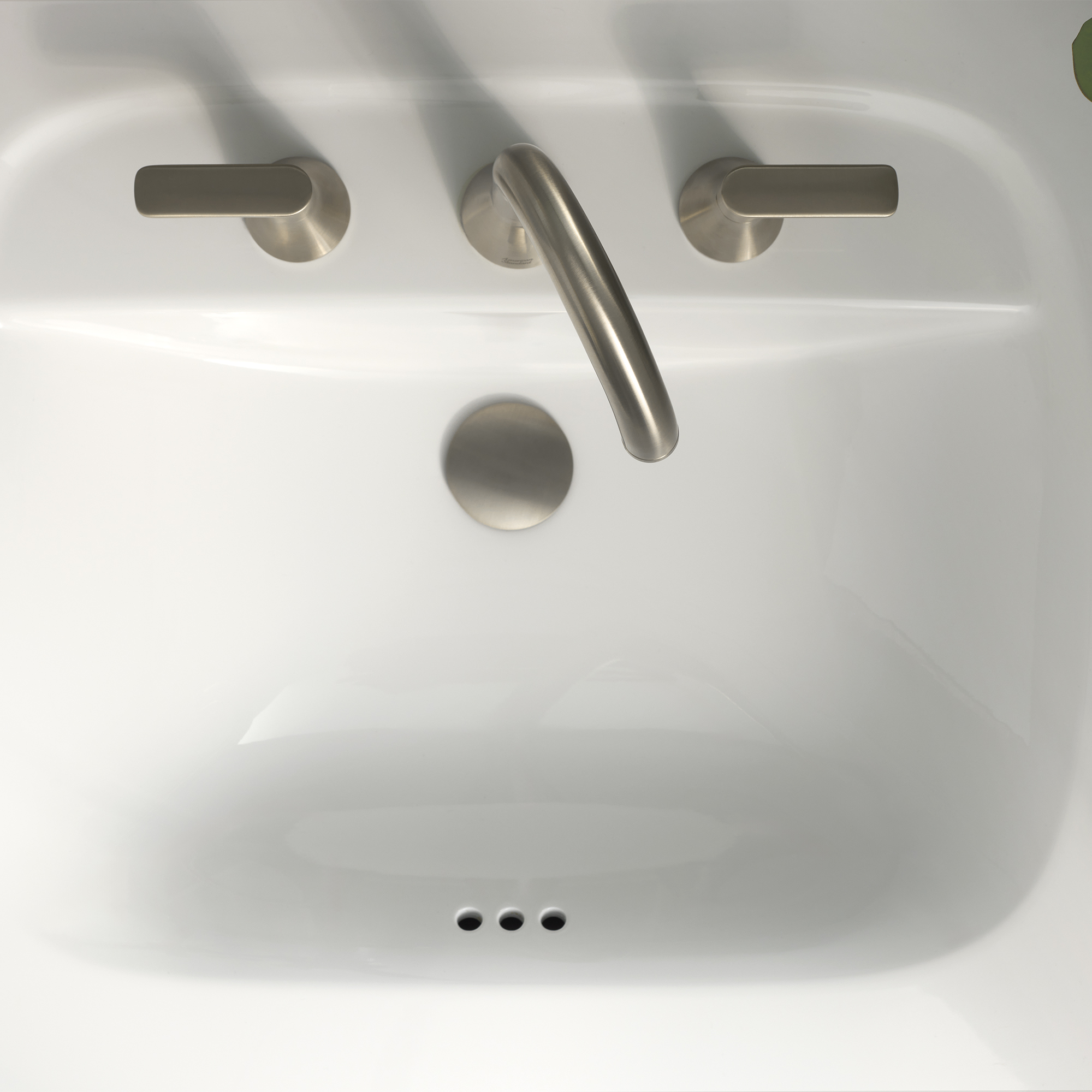 AspirationsMC - robinet de salle de bain à bec large, centres de 8 po, 1,2 gpm/4,5 L/min avec poignées à levier