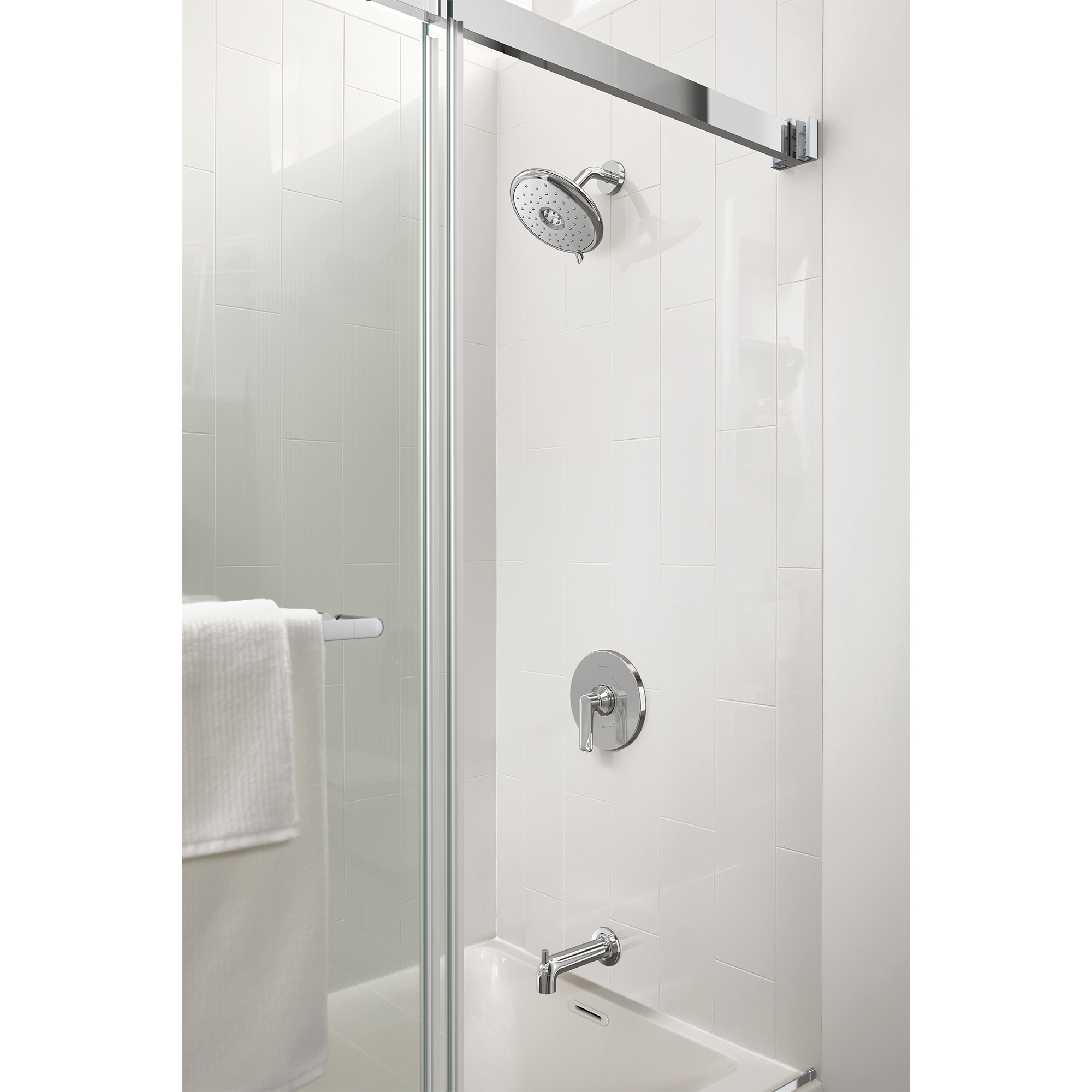 Aspirations™ 1.8 gpm/6.8 L/min Tub and Shower Trim Kit With Water-Saving Showerhead and Double Ceramic Pressure Balance Cartridge With Lever Handle