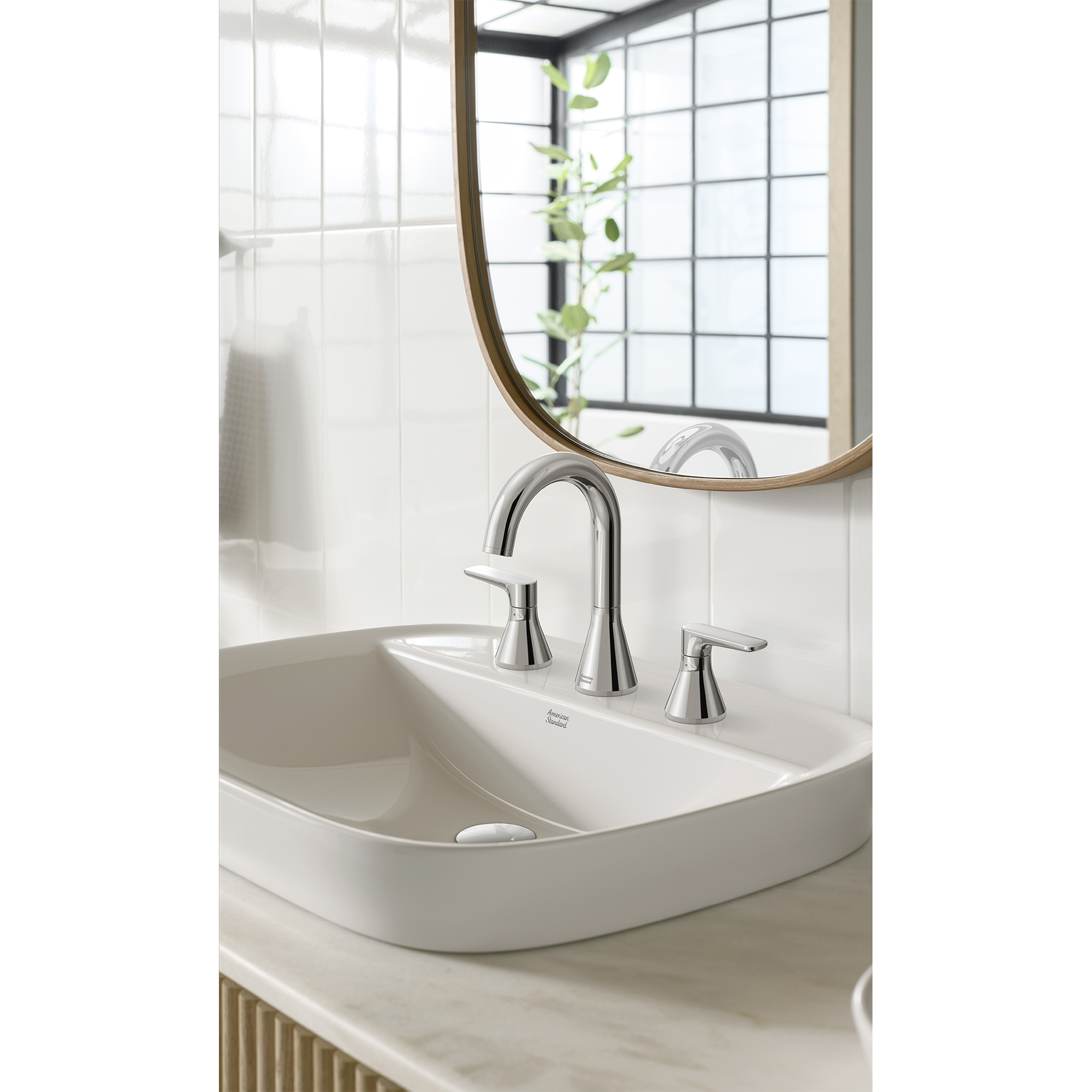 Aspirations™ 8-Inch Widespread 2-Handle Bathroom Faucet 1.2gpm/4.5 L/min With Lever Handles